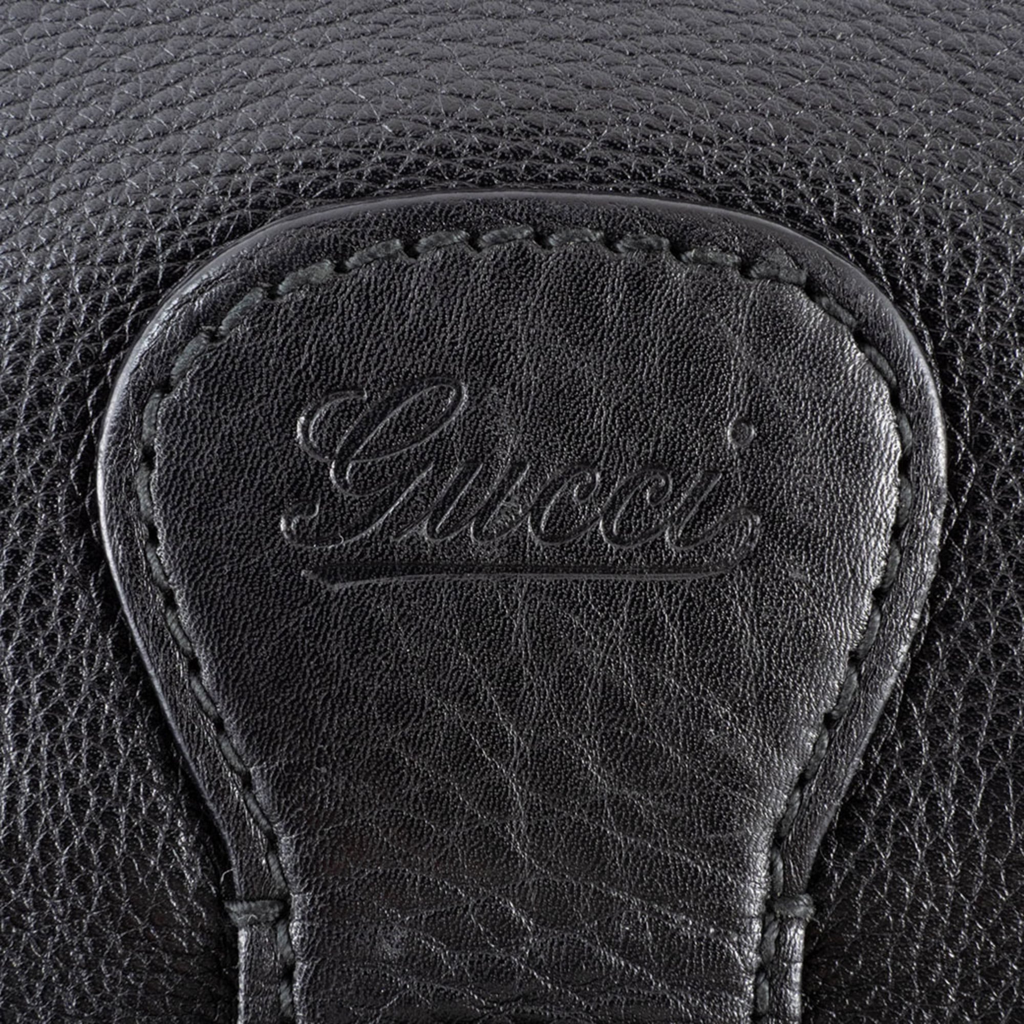 Gucci Black Leather Shoulder Bag (Pre-Owned)