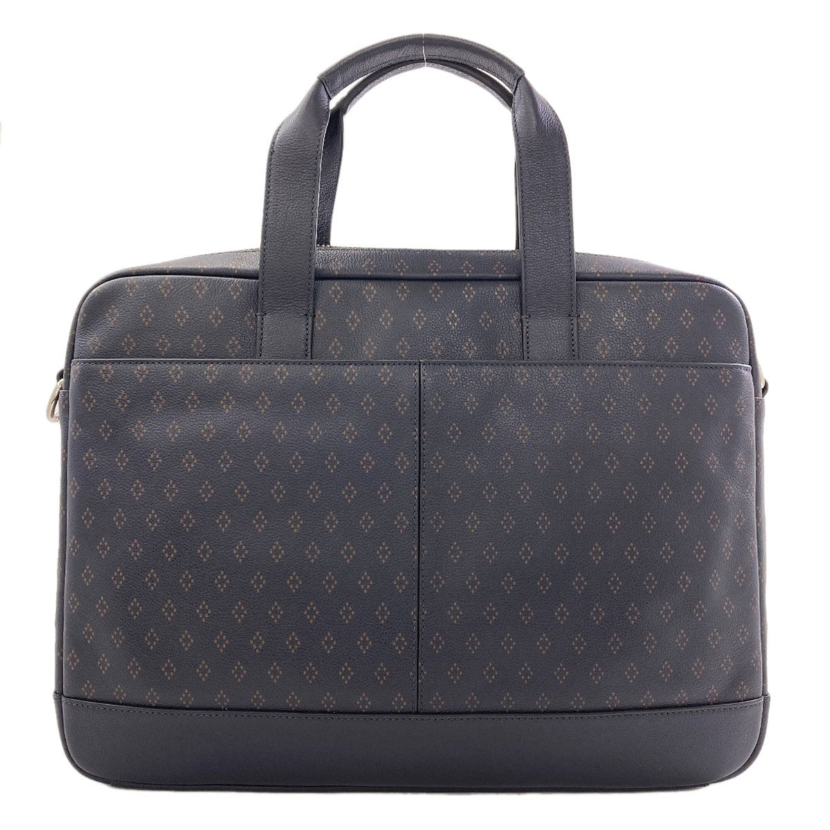 Coach Navy Leather Briefcase (Pre-Owned)