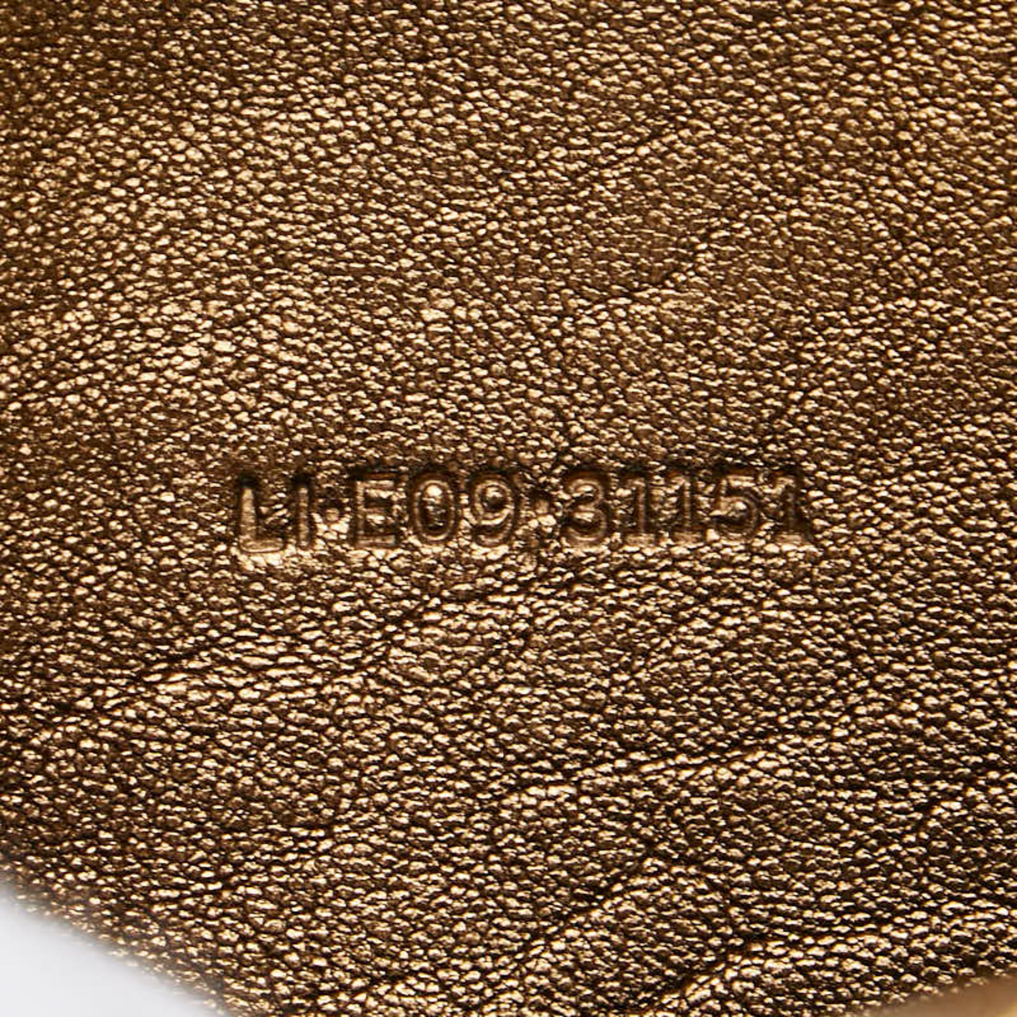 Bvlgari Collezione Gold Leather Long Wallet (Bi-Fold) (Pre-Owned)