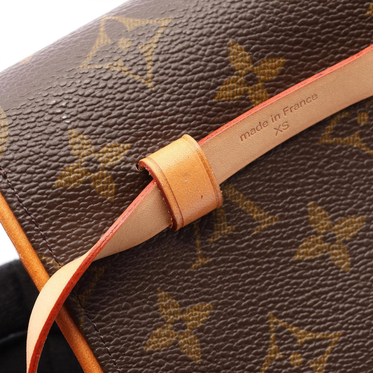 Louis Vuitton Brown Monogram Coated Canvas Canvas Leather Fanny Pack Handbag (Pre-Owned)