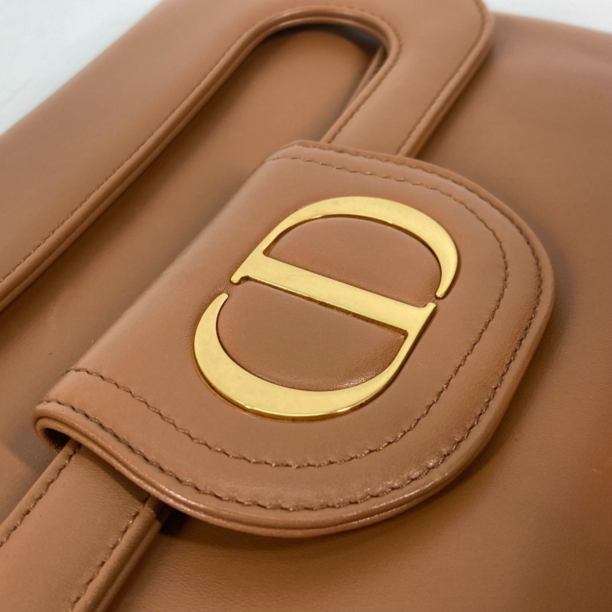 Christian Dior Brown Leather Handbag (Pre-Owned)