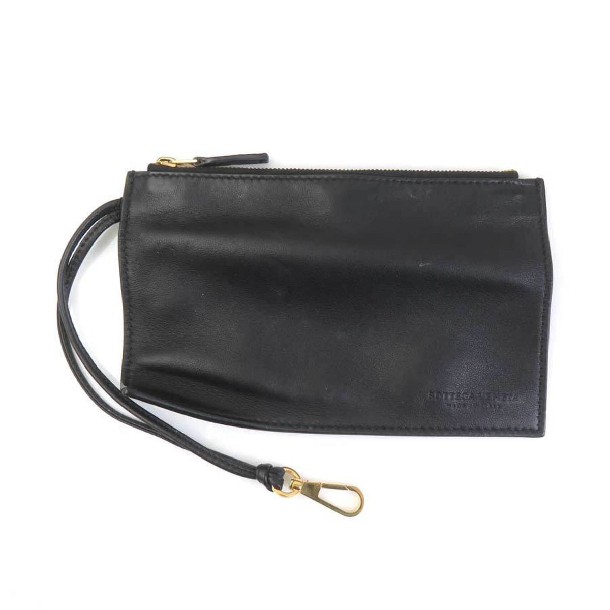 Bottega Veneta Black Intrecciato Handbag Shoulder Bag (Pre-Owned)
