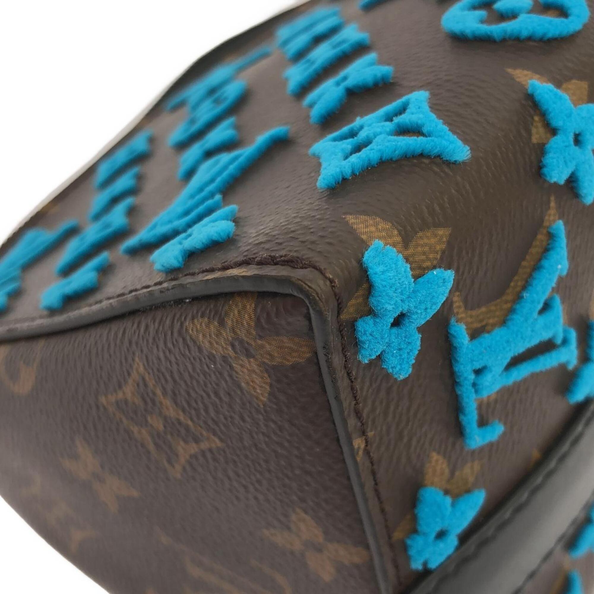 Louis Vuitton Marron Turquoise Coated Canvas Shoulder Bag (Pre-Owned)