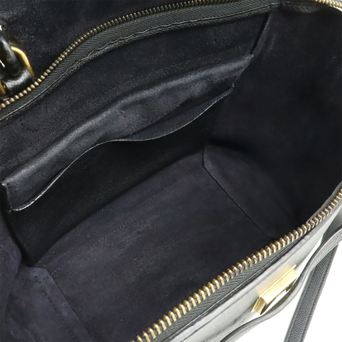 Celine Black Leather Handbag Shoulder Bag (Pre-Owned)