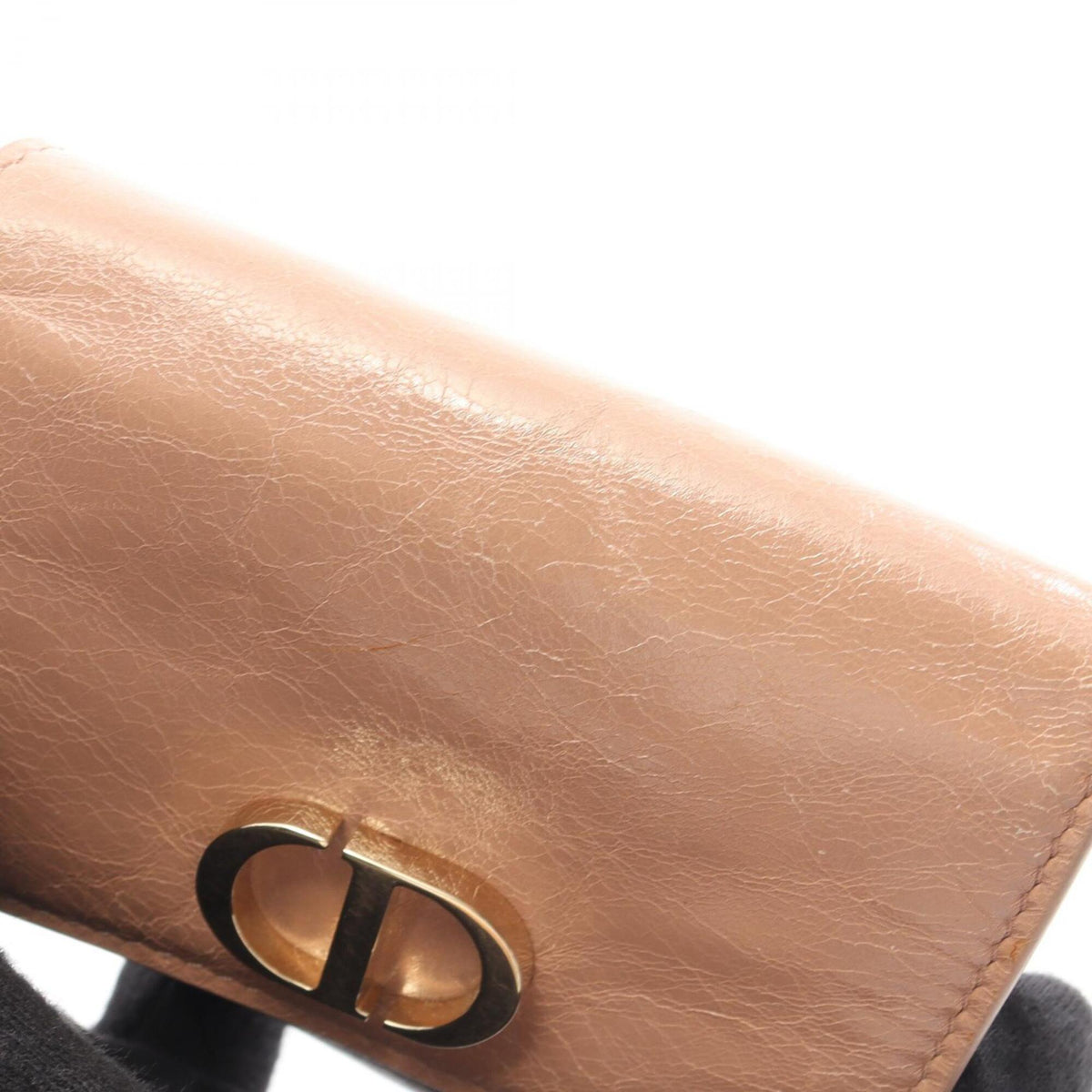 Christian Dior Pink Leather Wallet (Tri-Fold) (Pre-Owned)