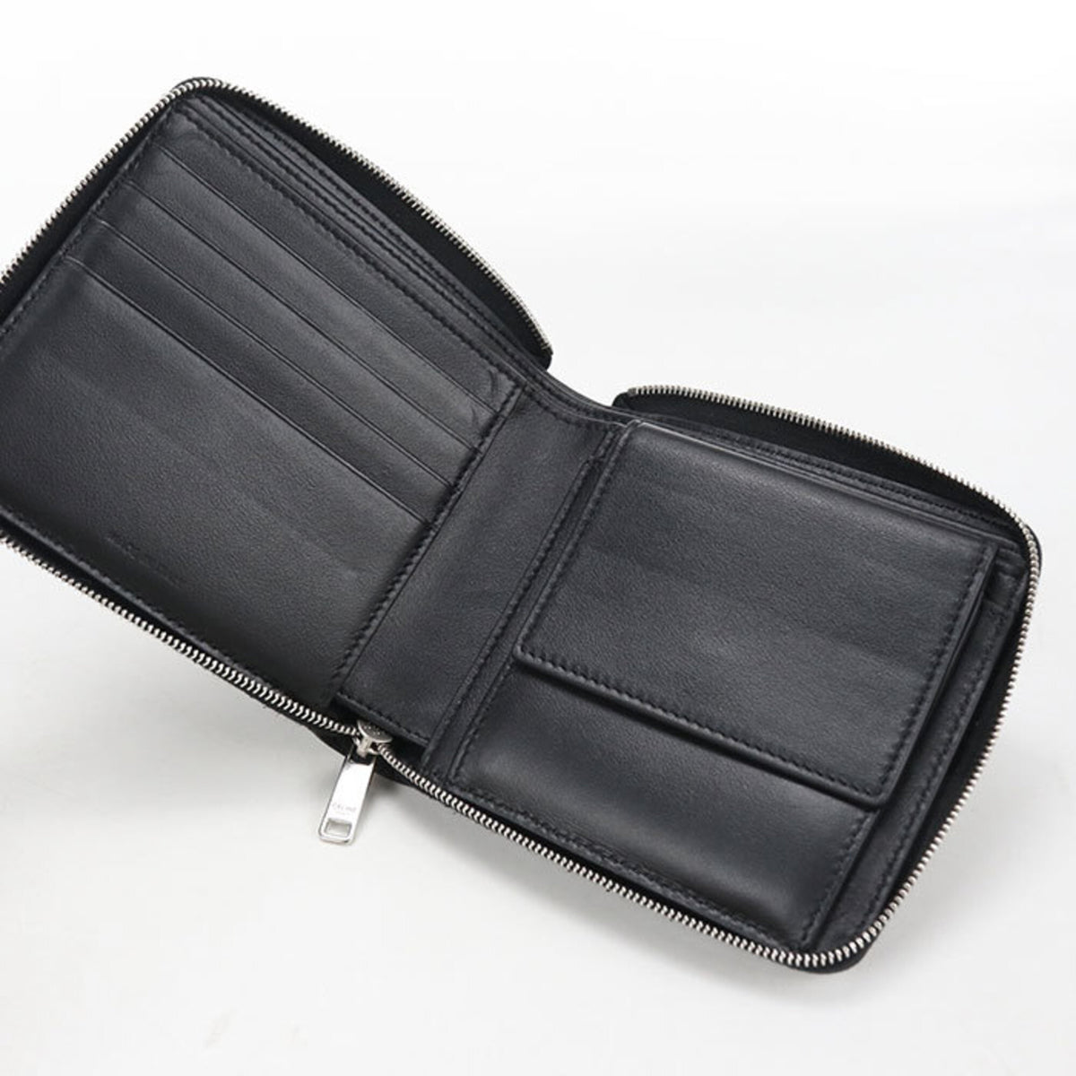 Celine Black Leather Wallet (Bi-Fold) (Pre-Owned)