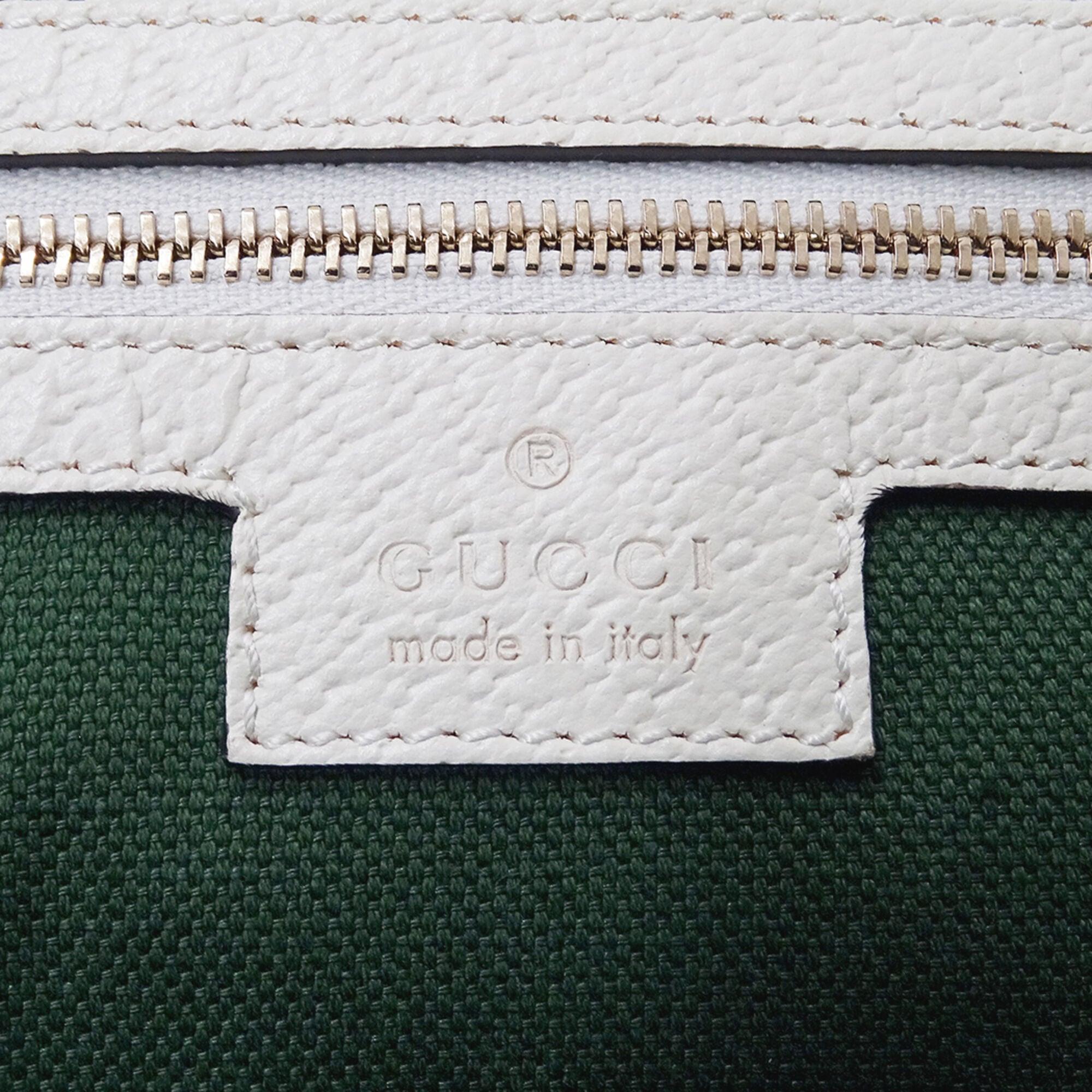 Gucci Beige White Gg Supreme Canvas Handbag Tote Bag (Pre-Owned)