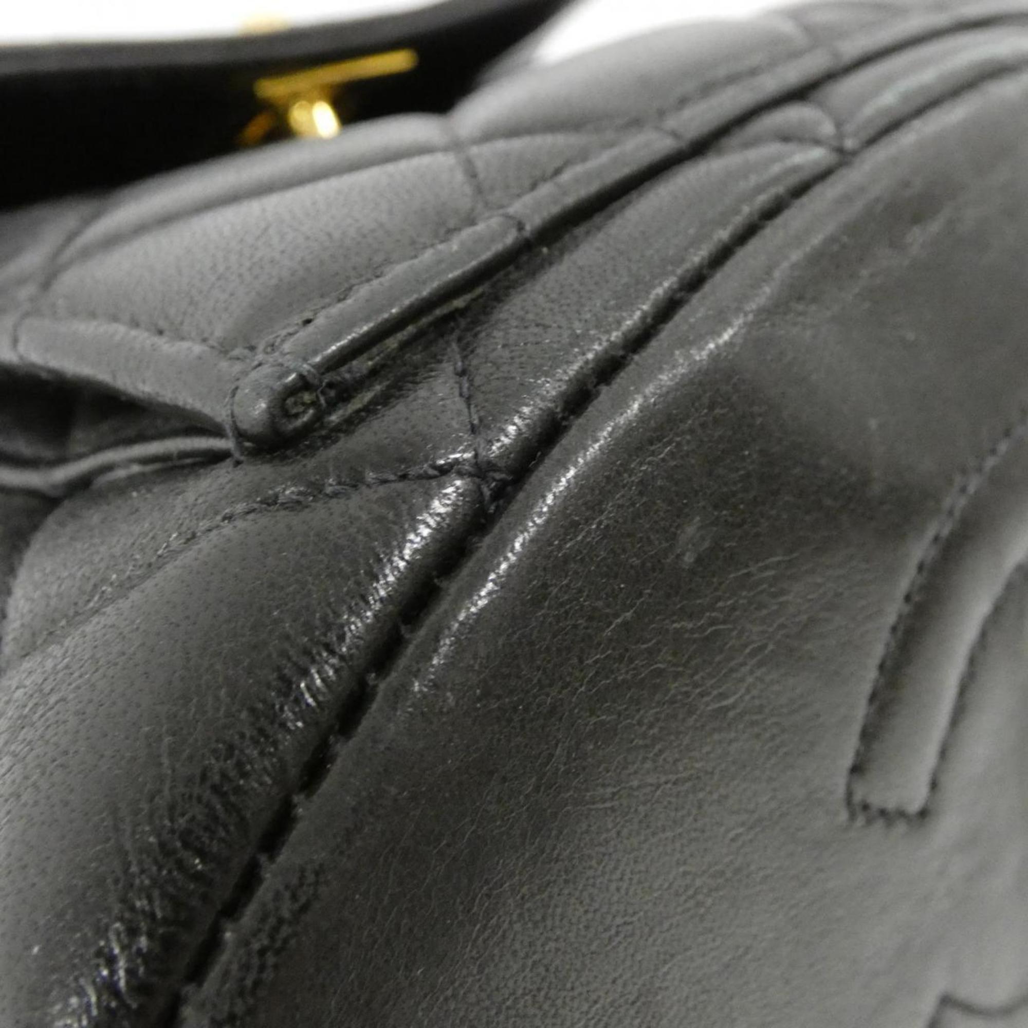 Chanel Black Leather Backpack (Pre-Owned)