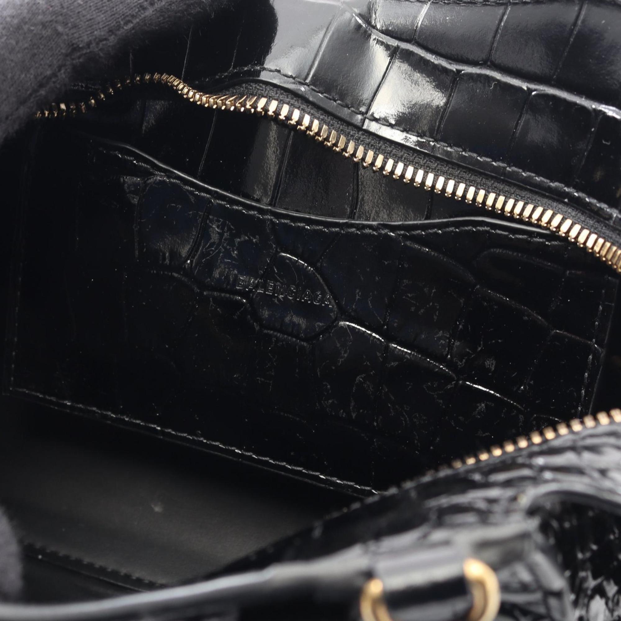 Balenciaga Black Leather Handbag (Pre-Owned)