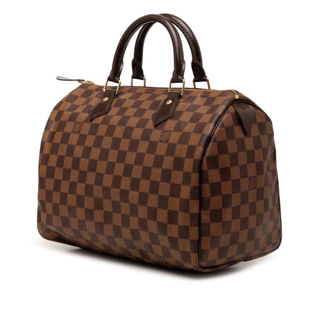 Louis Vuitton Brown Pvc Leather Boston Bag Handbag (Pre-Owned)