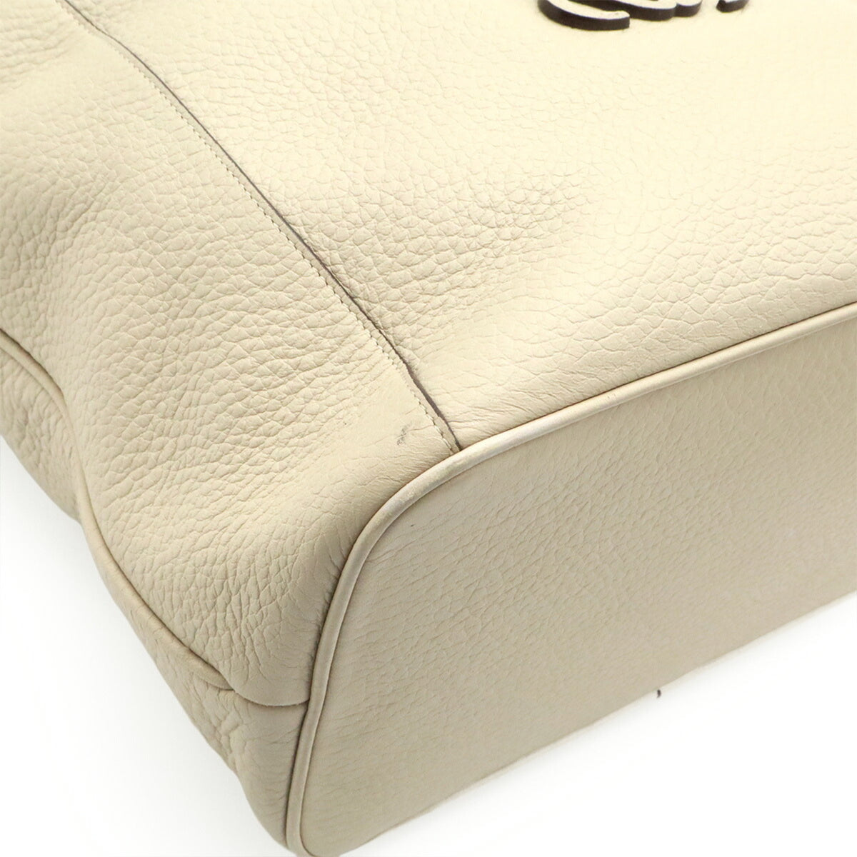 Loewe Light Beige Leather Handbag Tote Bag (Pre-Owned)