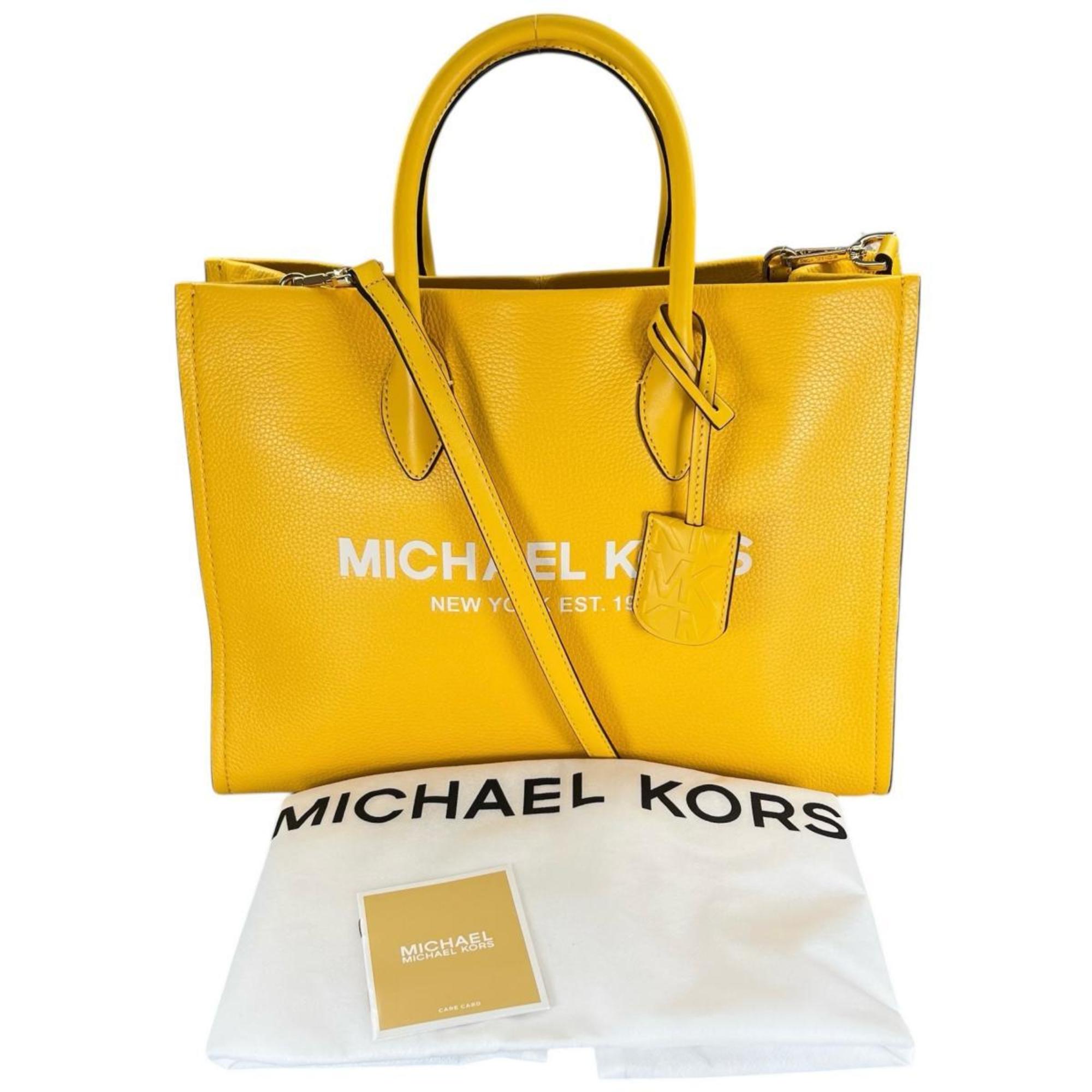 Michael Kors Yellow Handbag Shoulder Bag (Pre-Owned)