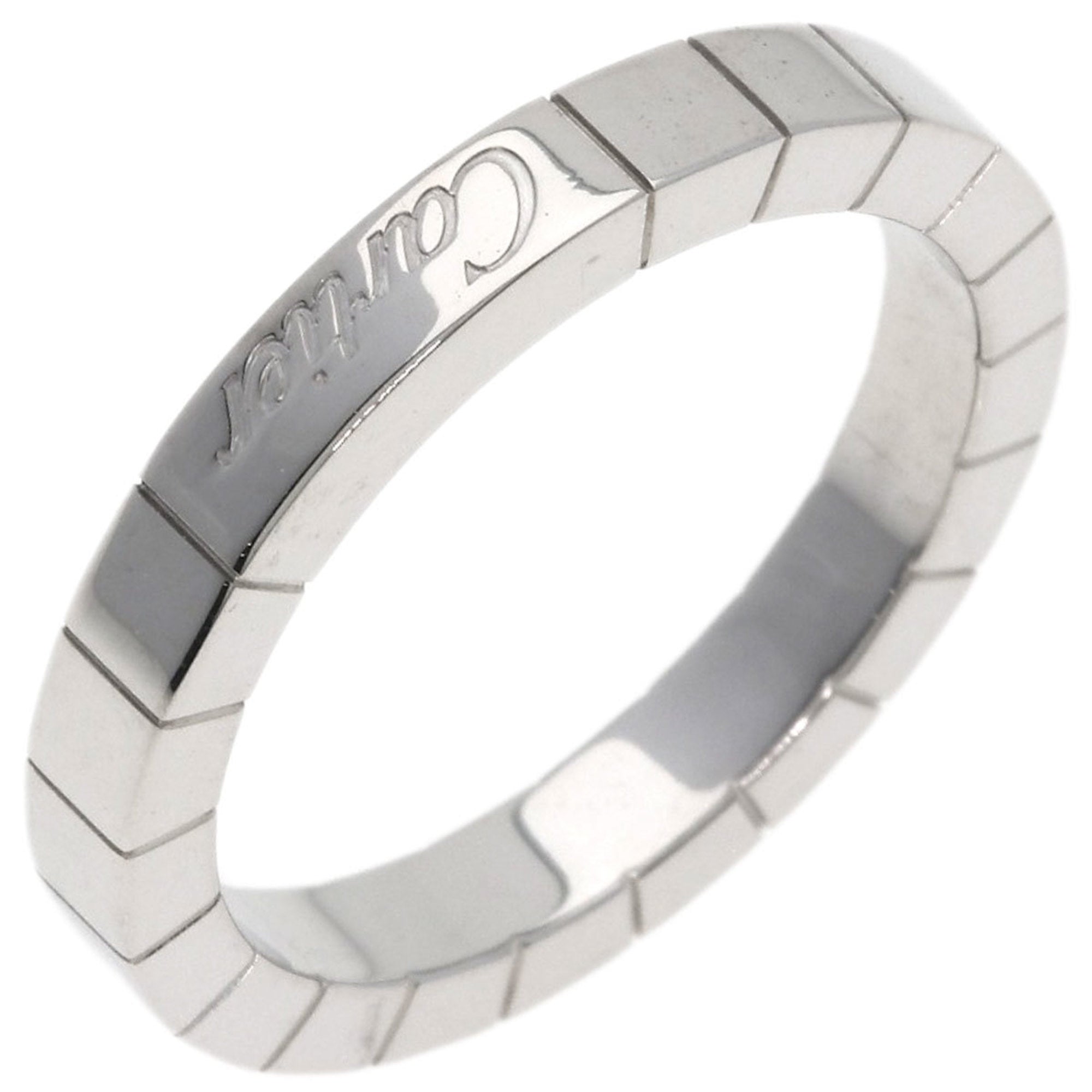 Cartier Lanieres White Gold White Gold (18K) Band Ring (Pre-Owned)