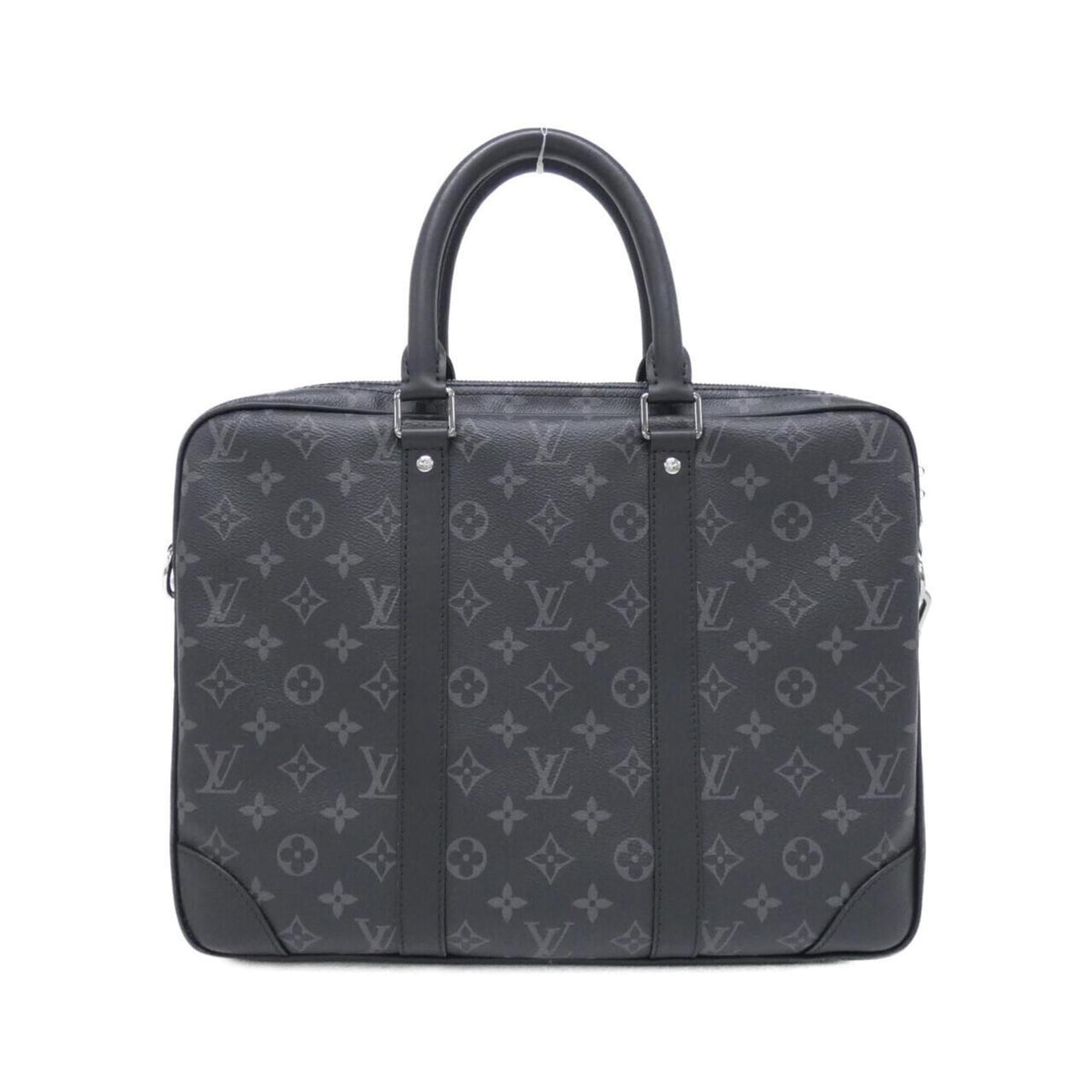 Louis Vuitton Black Coated Canvas Handbag (Pre-Owned)