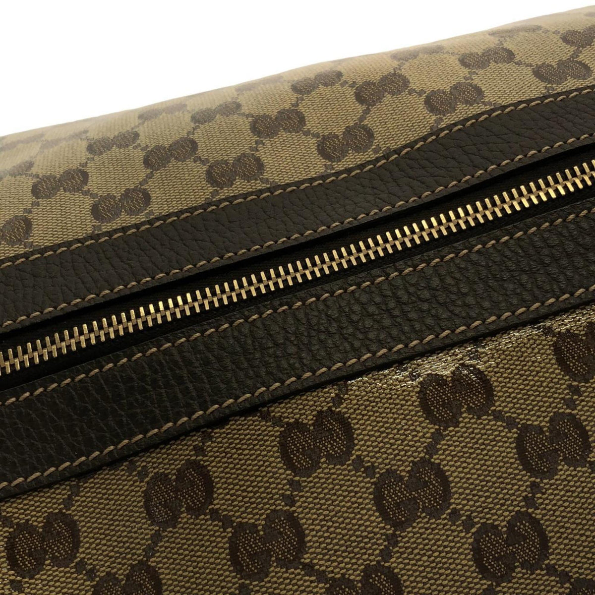 Gucci Beige Brown Gg Crystal Shoulder Bag (Pre-Owned)