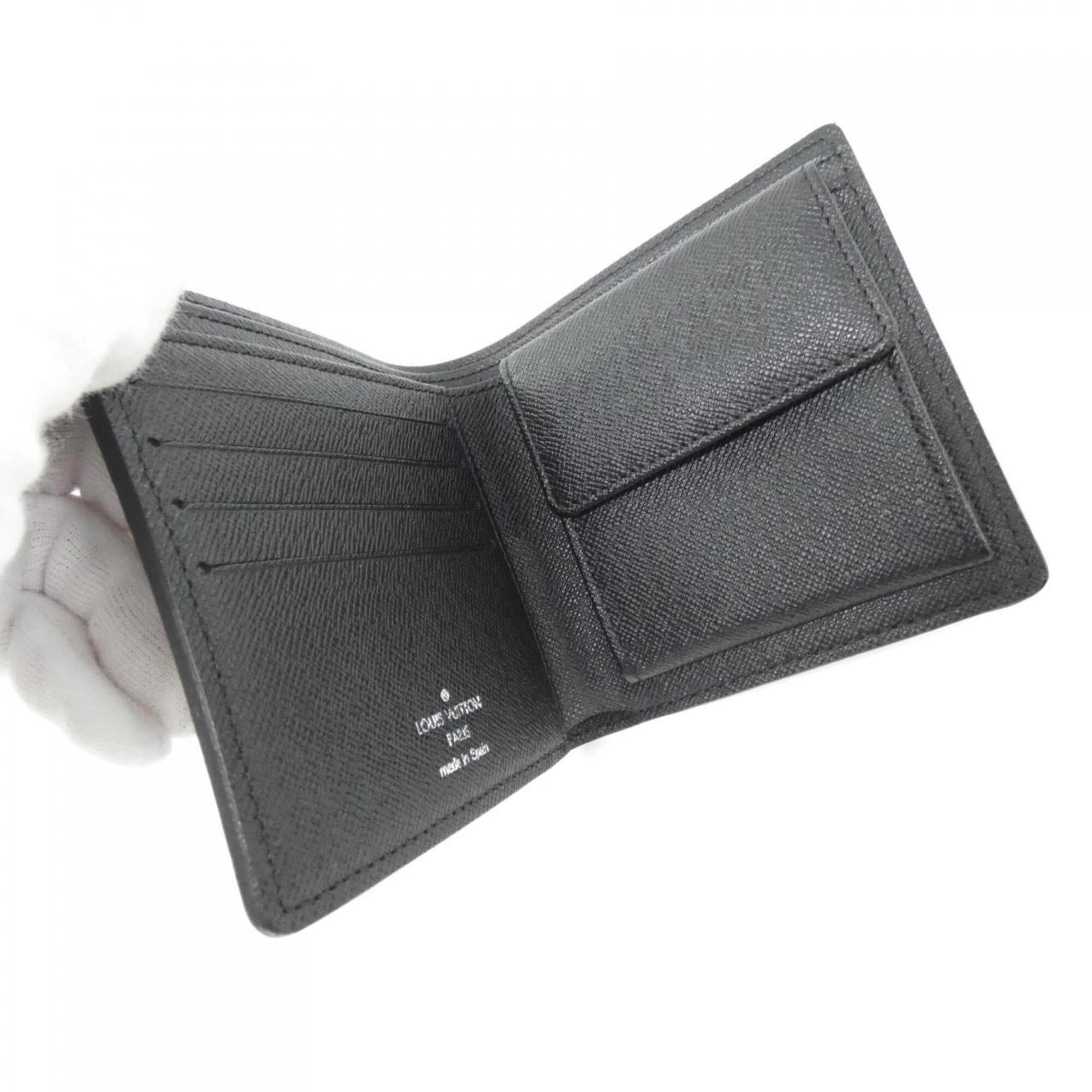 Louis Vuitton Graphite Coated Canvas Wallet (Bi-Fold) (Pre-Owned)