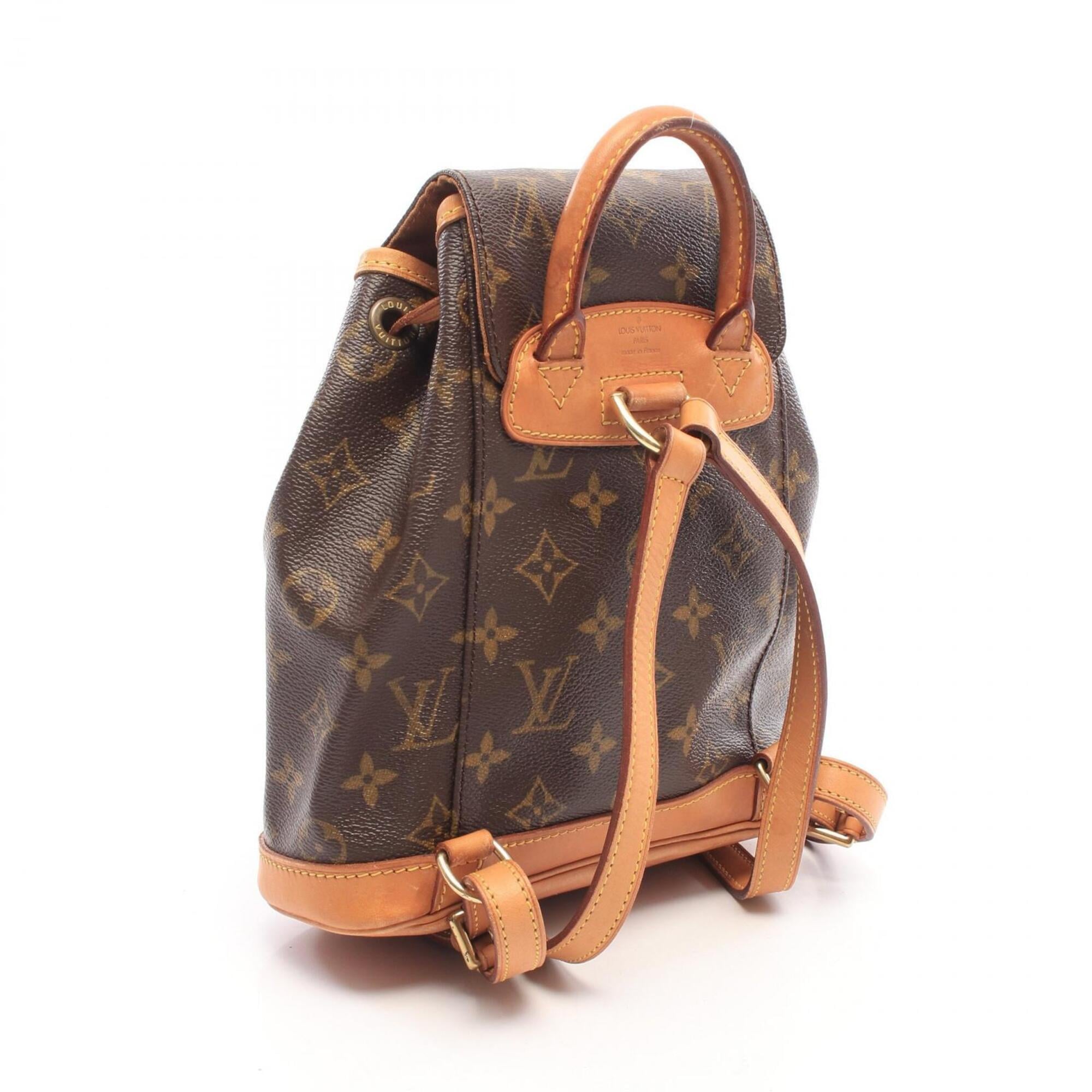 Louis Vuitton Brown Monogram Monogram Leather Backpack (Pre-Owned)