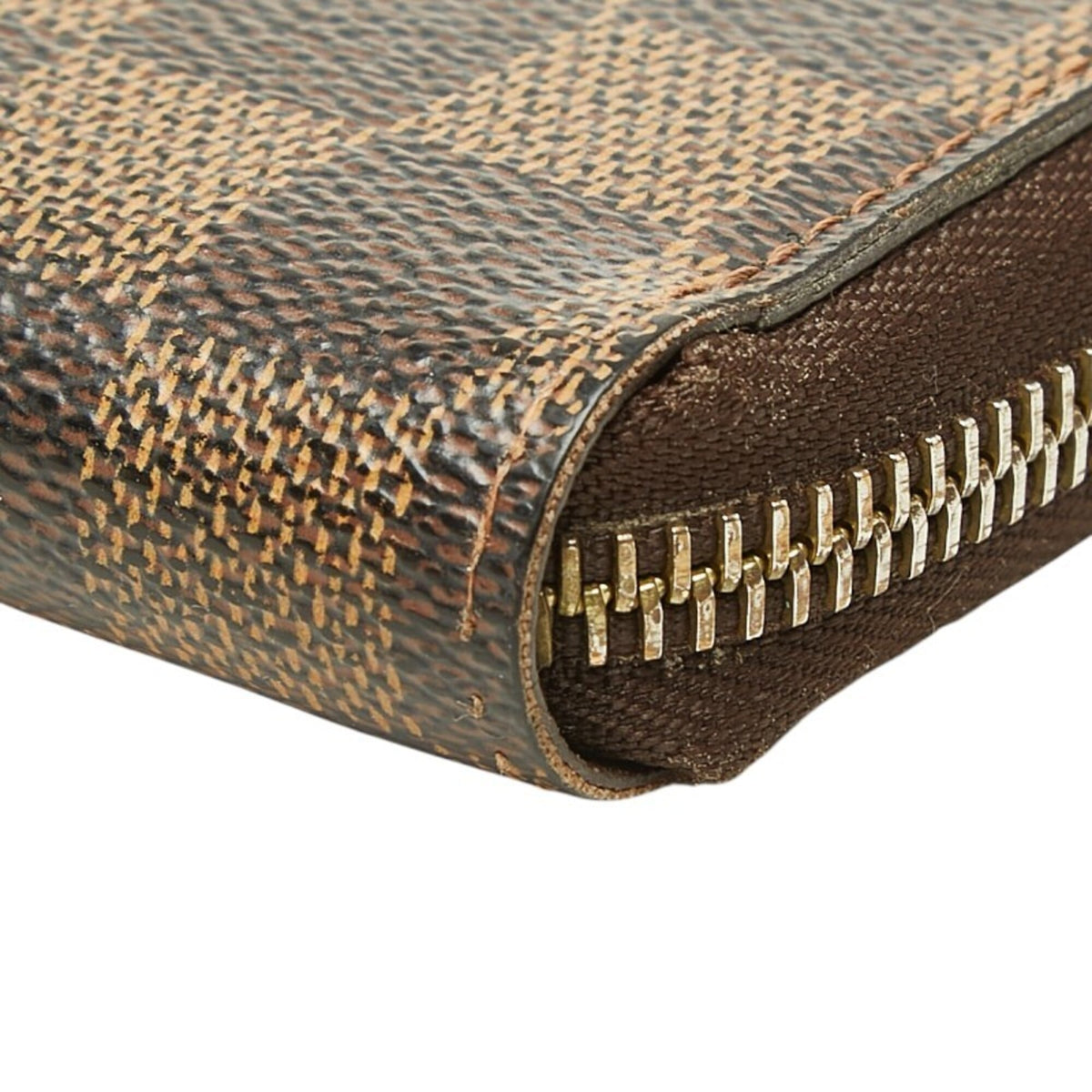 Louis Vuitton Brown Pvc Leather Long Wallet (Bi-Fold) (Pre-Owned)