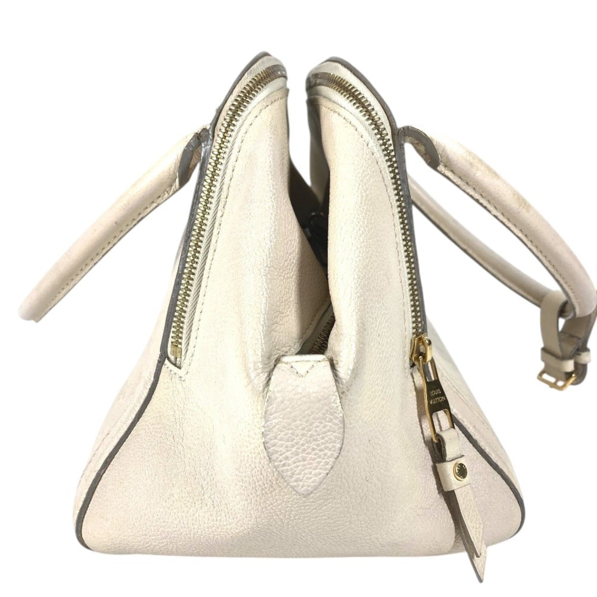 Louis Vuitton Neige White Monogram Empreinte Handbag Tote Bag (Pre-Owned)