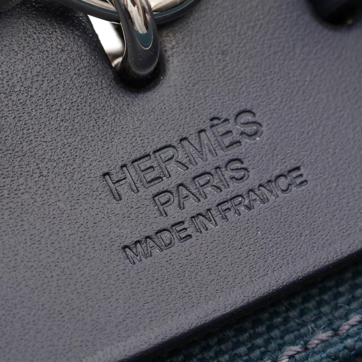 Hermes Green Navy Handbag Pouch (Pre-Owned)