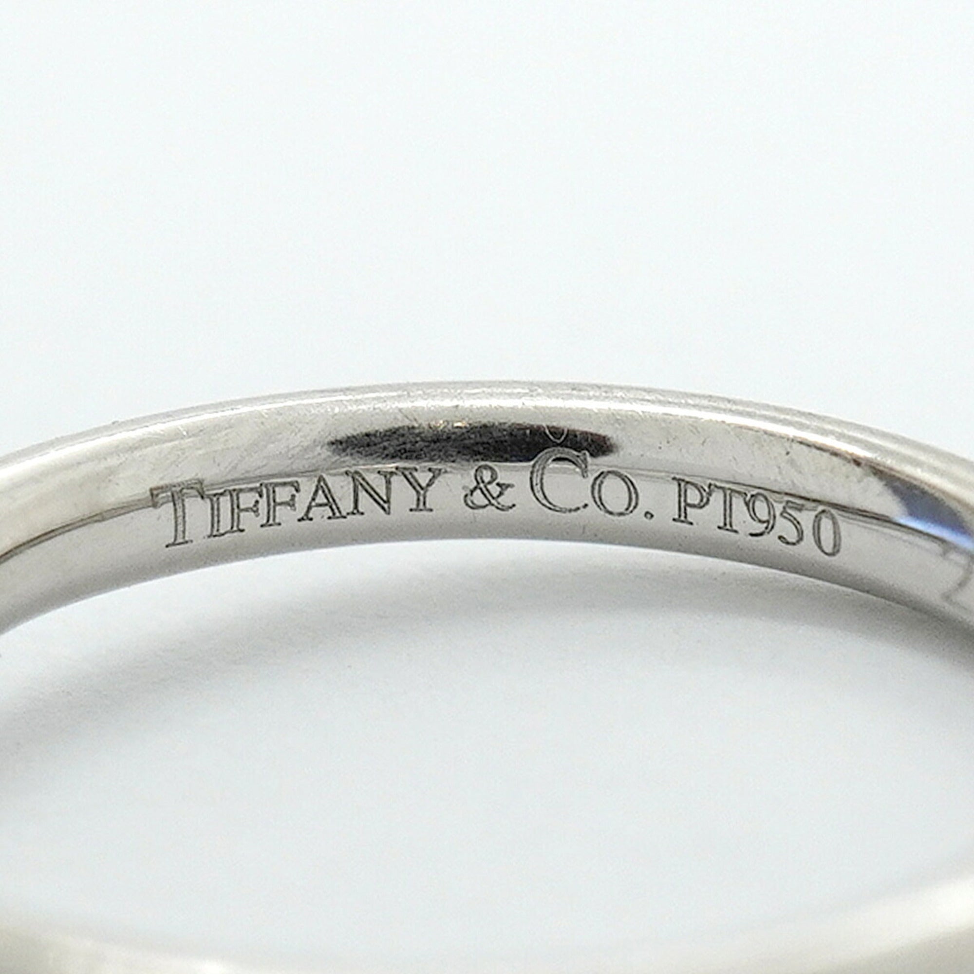 Tiffany Platinum 950 Band Ring (Pre-Owned)
