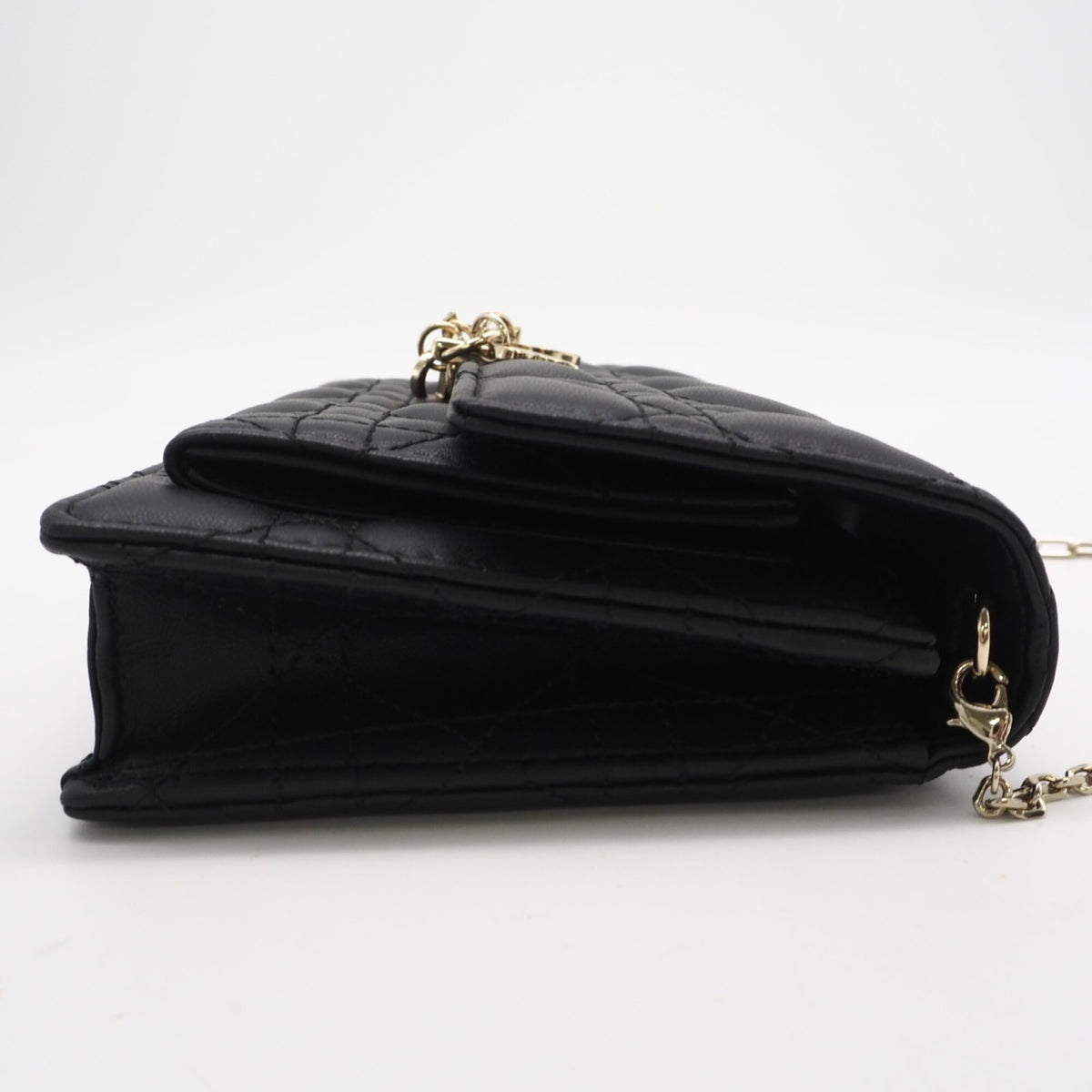 Christian Dior Black Leather Shoulder Bag (Pre-Owned)