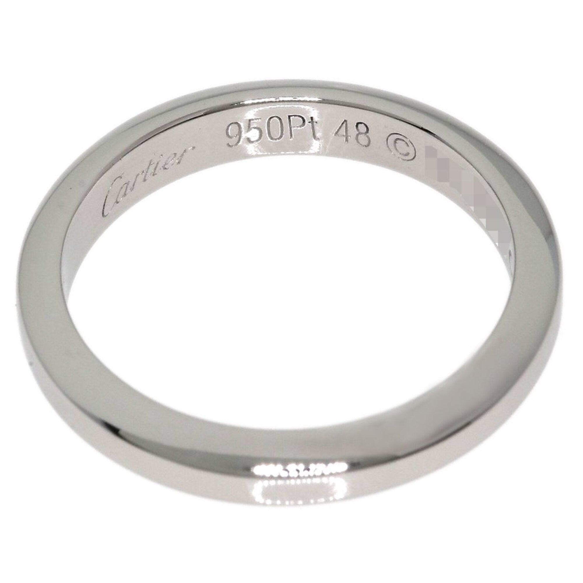 Cartier Platinum 950 Band Ring (Pre-Owned)