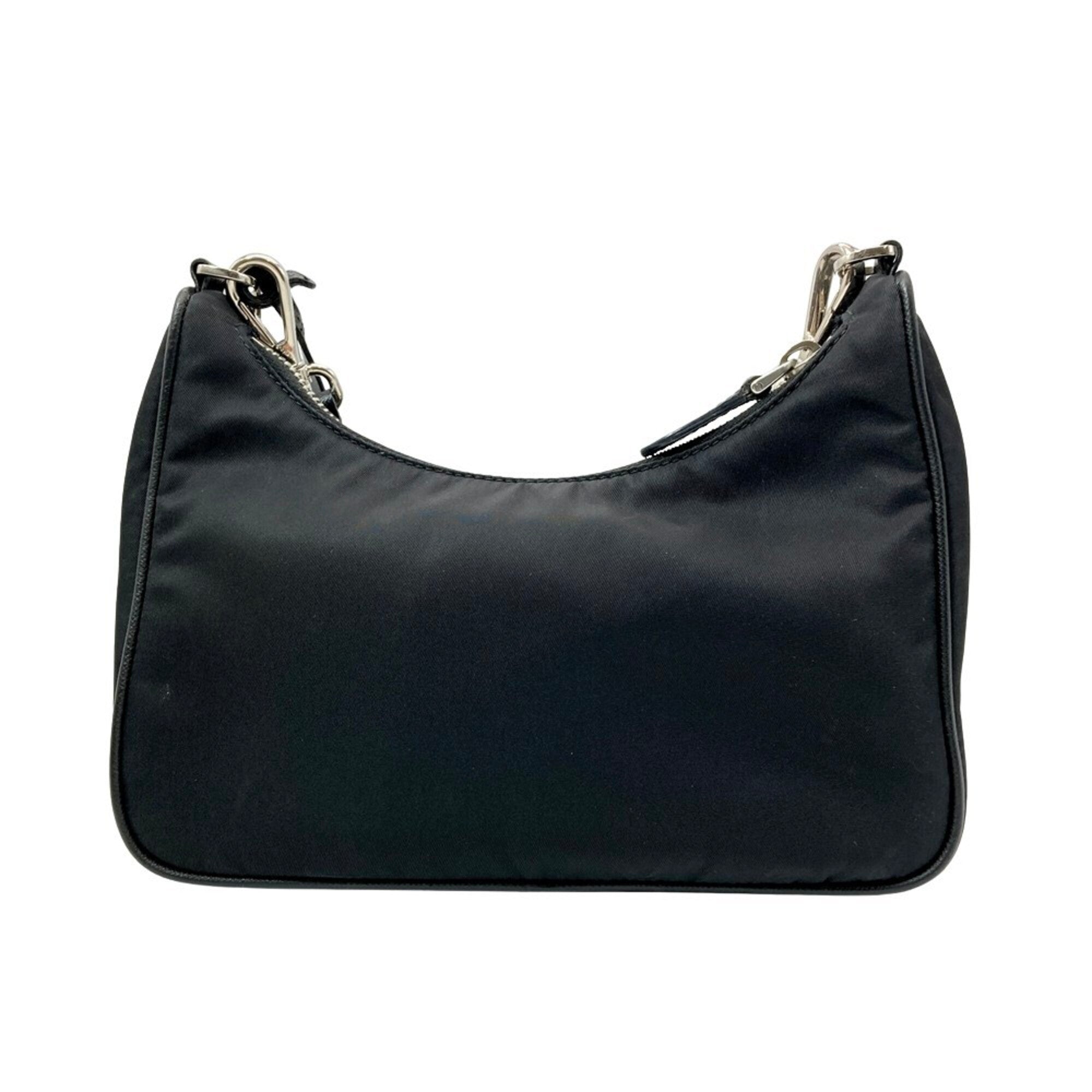Prada Black Nylon Handbag Shoulder Bag (Pre-Owned)