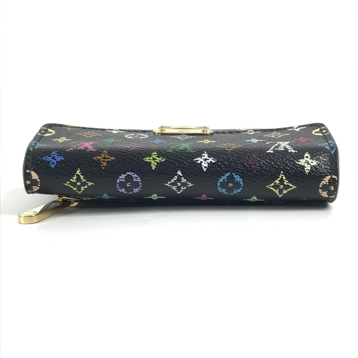 Louis Vuitton Black Monogram Multicolore Bill Wallet (Tri-Fold) (Pre-Owned)