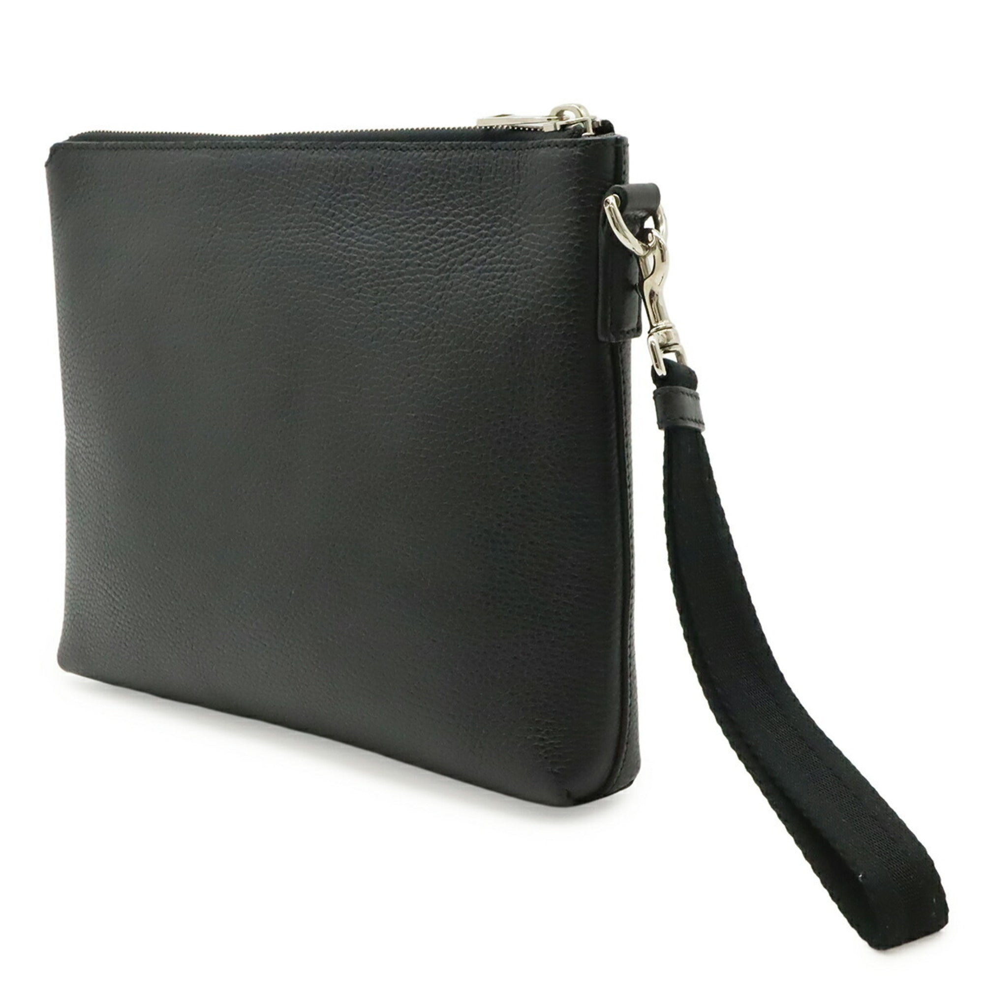 Gucci Black Leather Clutch Bag (Pre-Owned)