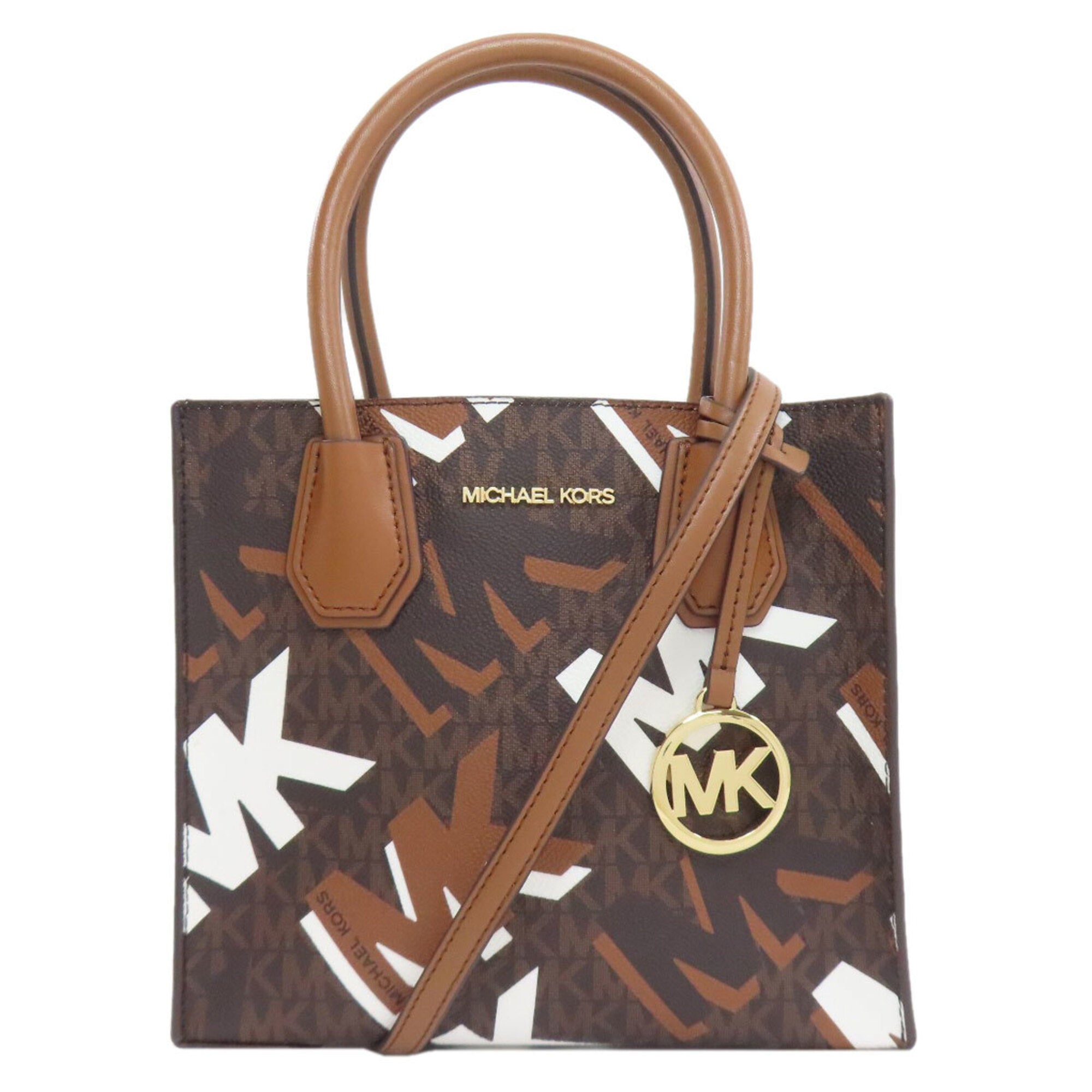 Michael Kors Brown Pvc Handbag (Pre-Owned)