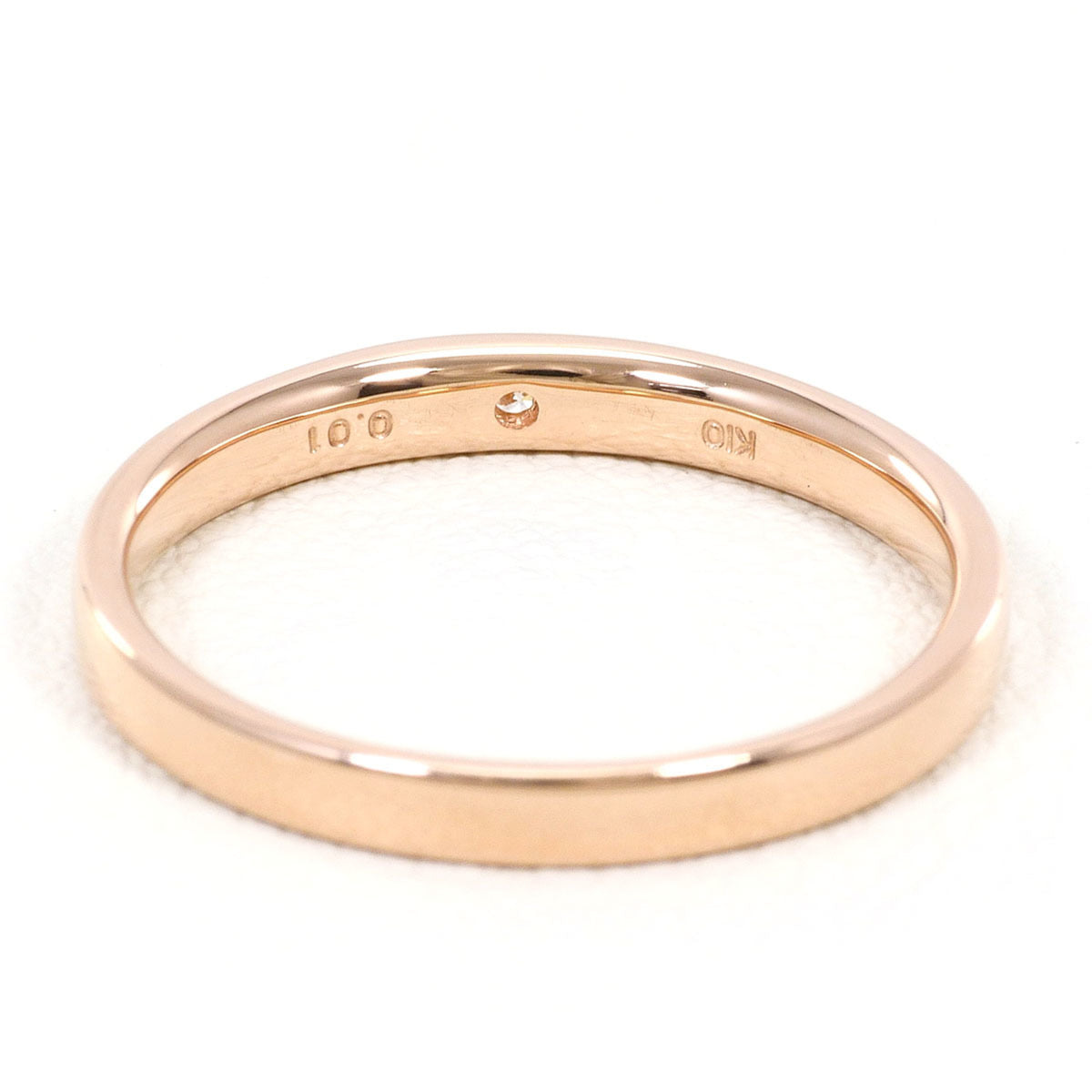 Unbranded Pink Gold Pink Gold (10K) Band Ring (Pre-Owned)