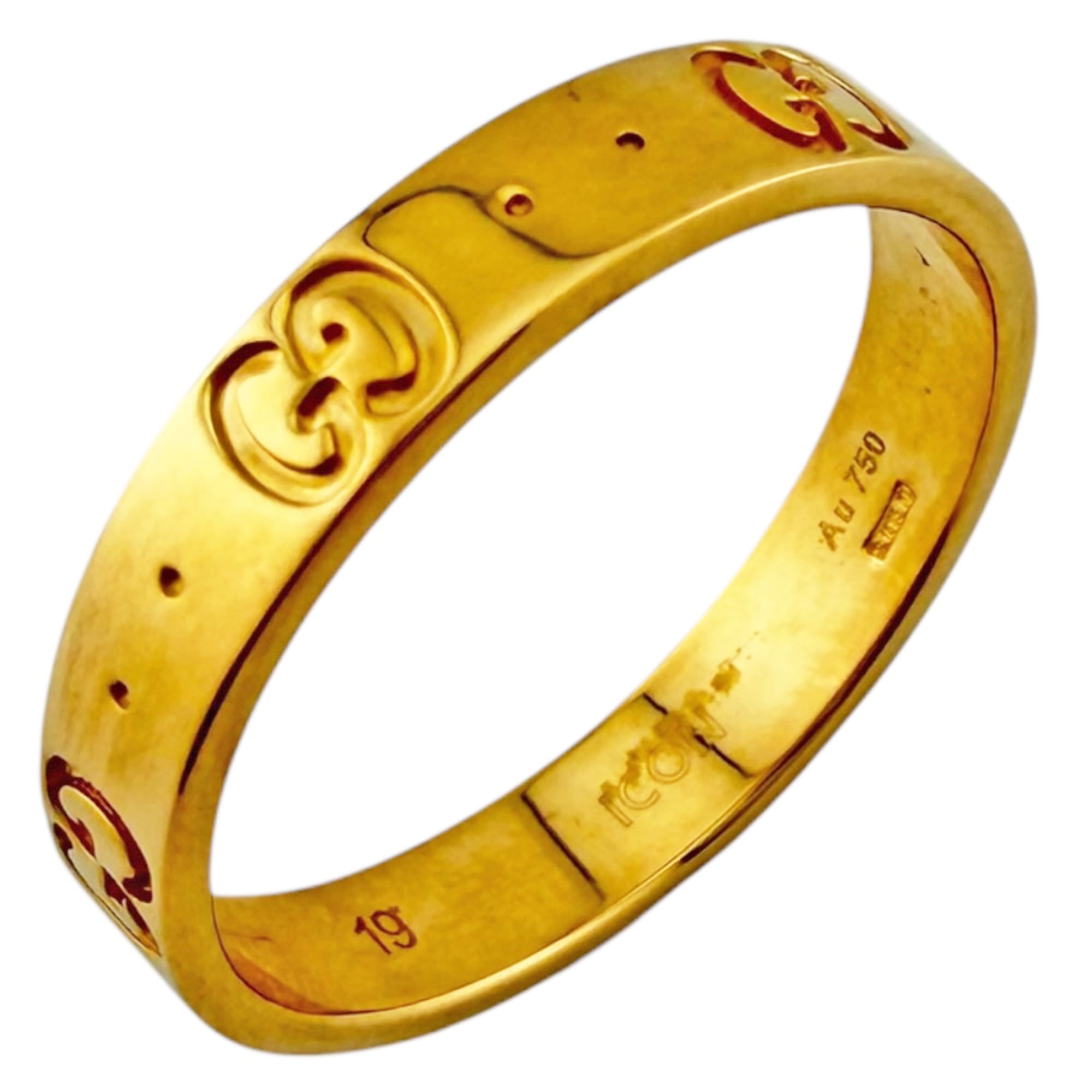 Gucci Yellow Gold Yellow Gold (18K) Band Ring (Pre-Owned)