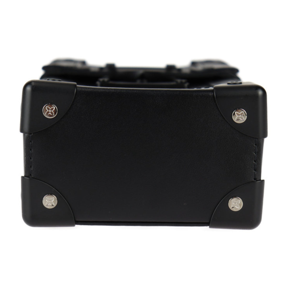Louis Vuitton Black Gray Leather Pochette Pouch Shoulder Bag (Pre-Owned)
