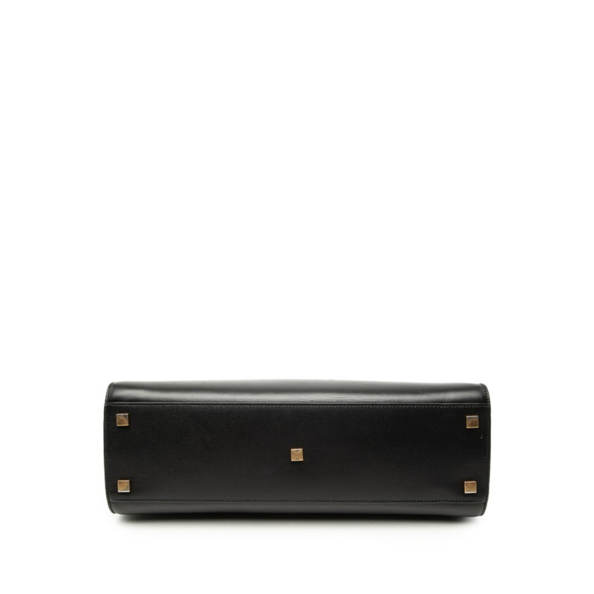 Saint Laurent Black Leather Handbag Shoulder Bag (Pre-Owned)
