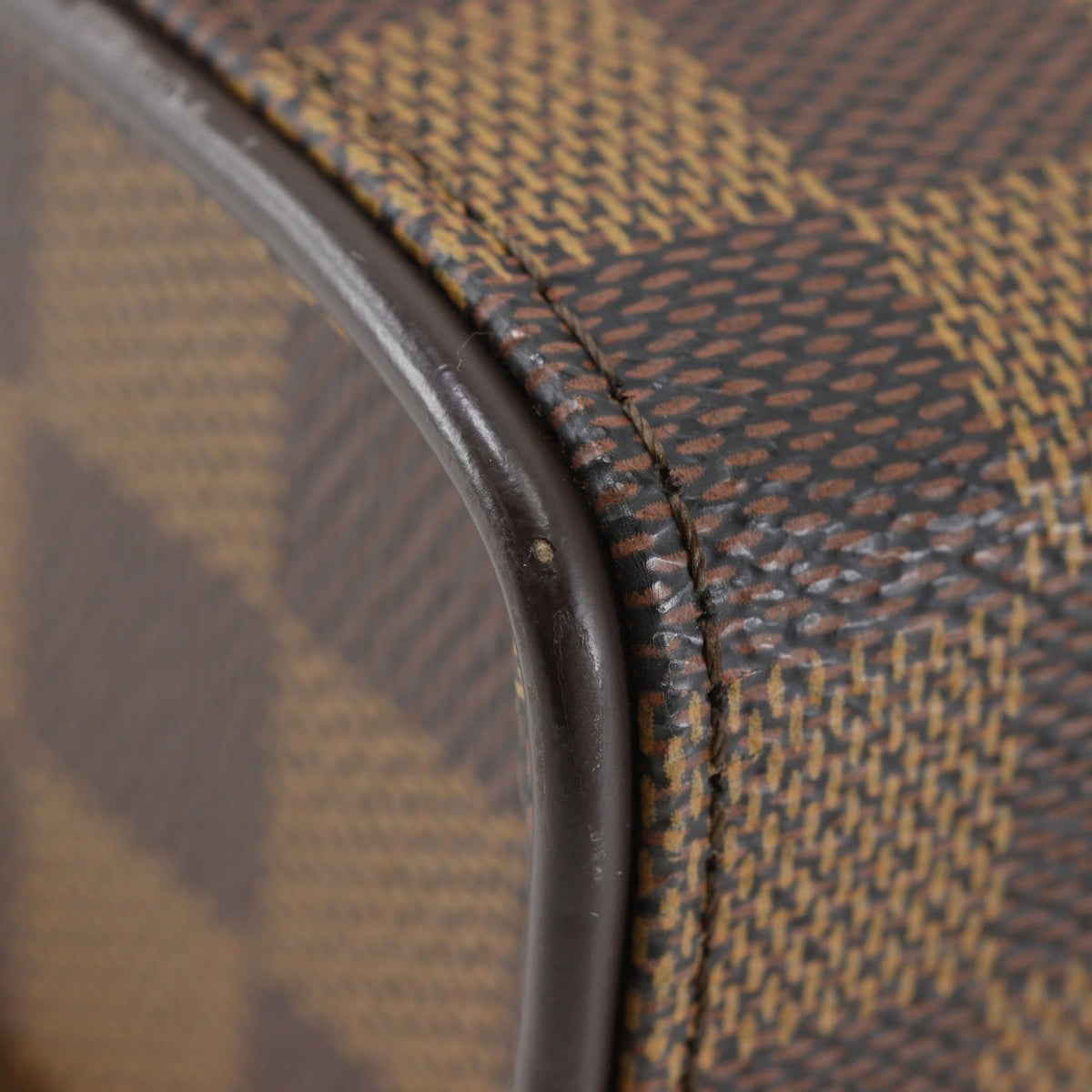 Louis Vuitton Damier Brown Damier Canvas Shoulder Bag (Pre-Owned)