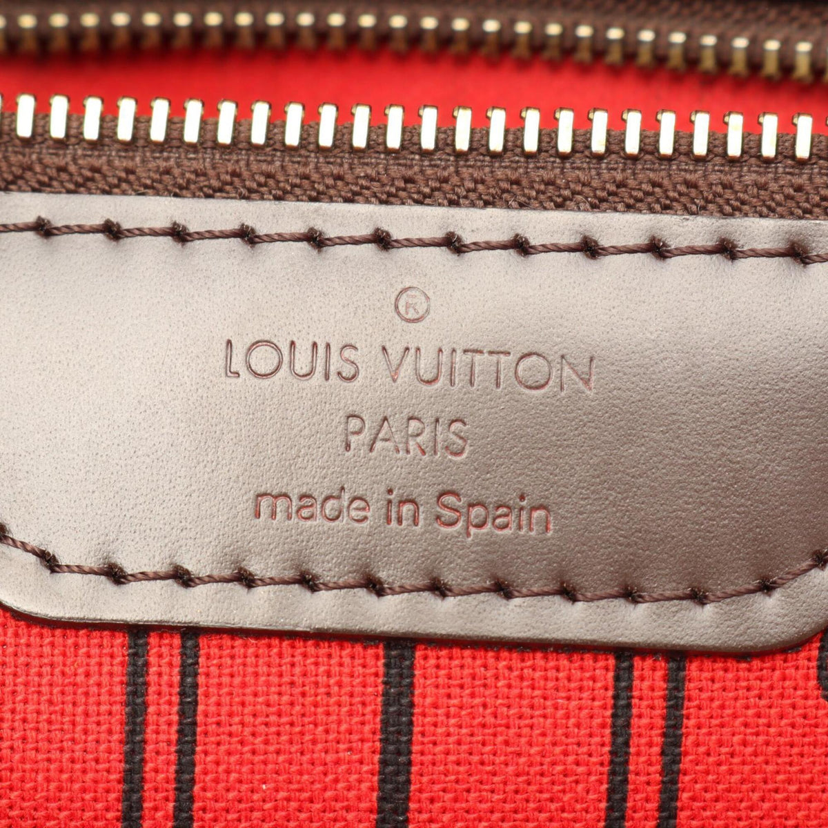 Louis Vuitton Brown Ebene Coated Canvas Pvc Damier Canvas Leather Handbag Tote Bag (Pre-Owned)