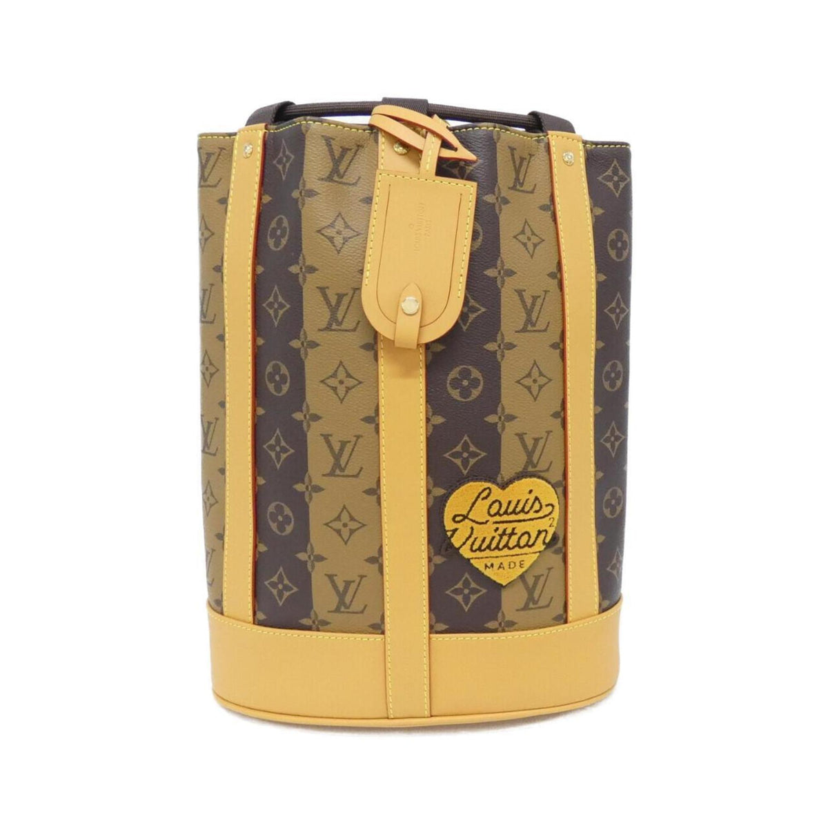 Louis Vuitton Marron Coated Canvas Shoulder Bag (Pre-Owned)