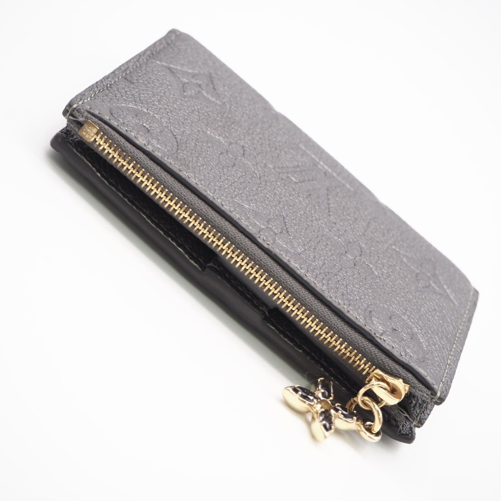 Louis Vuitton Silver Leather Wallet (Bi-Fold) (Pre-Owned)