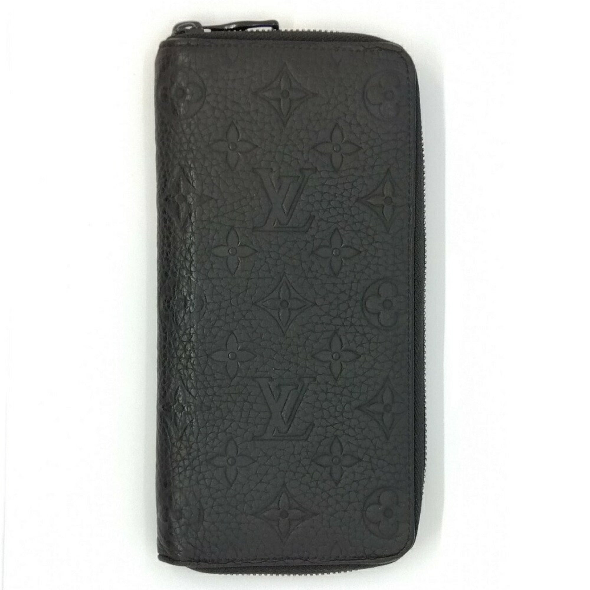 Louis Vuitton Black Noir Leather Coin Purse/Coin Case (Pre-Owned)