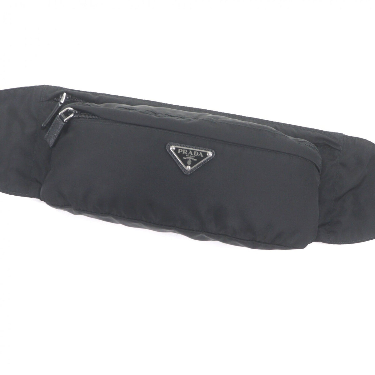 Prada Black Pouch Shoulder Bag Sling Bag (Pre-Owned)