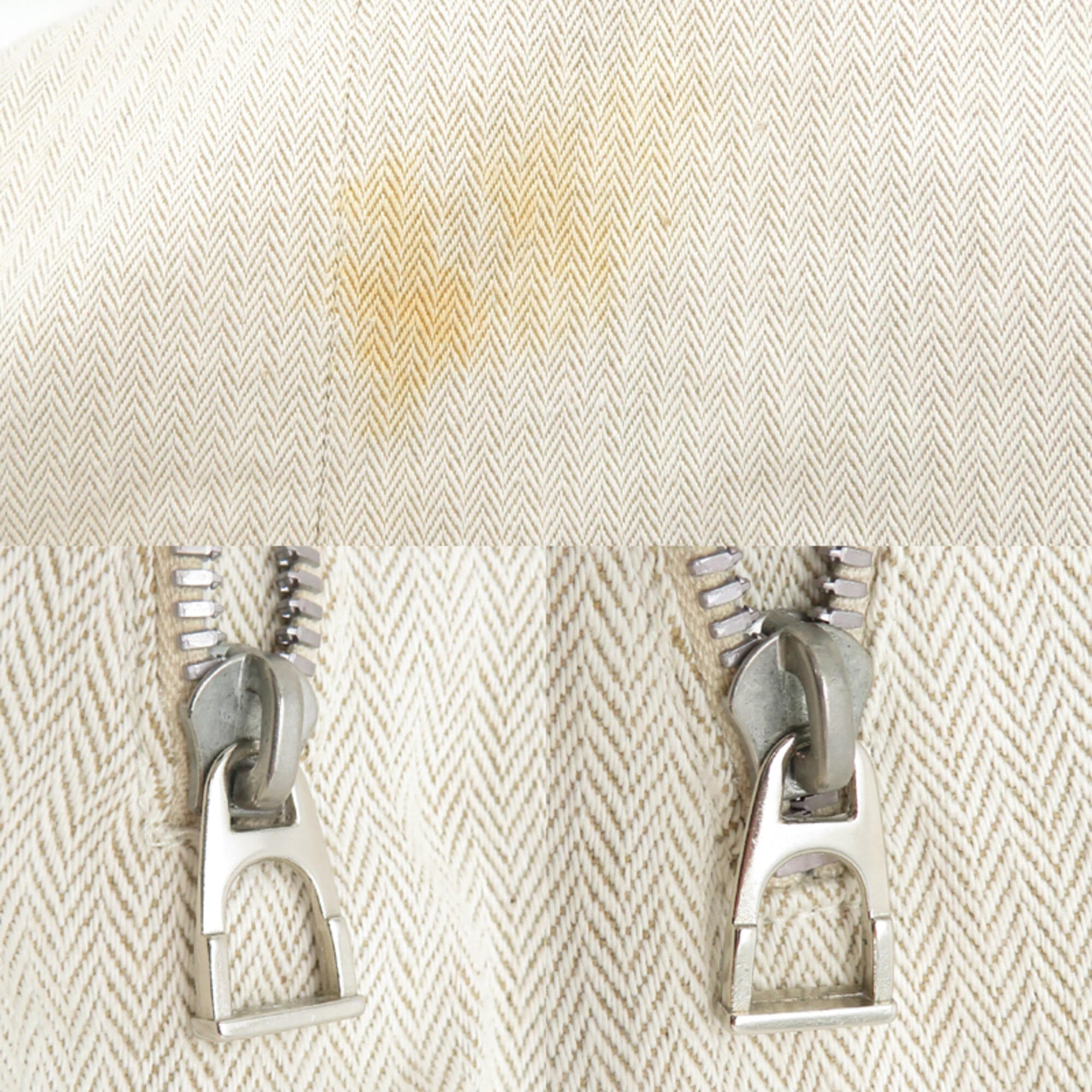 Hermes Beige Cotton Shoulder Bag (Pre-Owned)