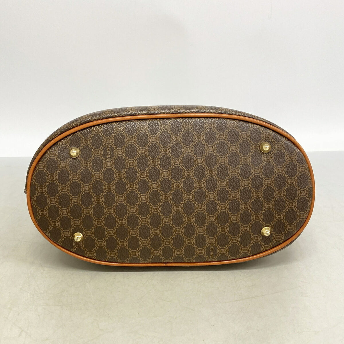 Celine Brown Pvc Tote Bag (Pre-Owned)