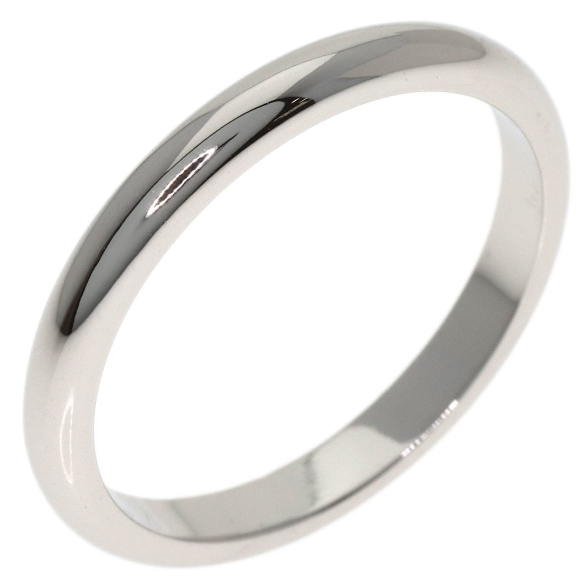 Bvlgari Platinum Platinum 950 Band Ring (Pre-Owned)
