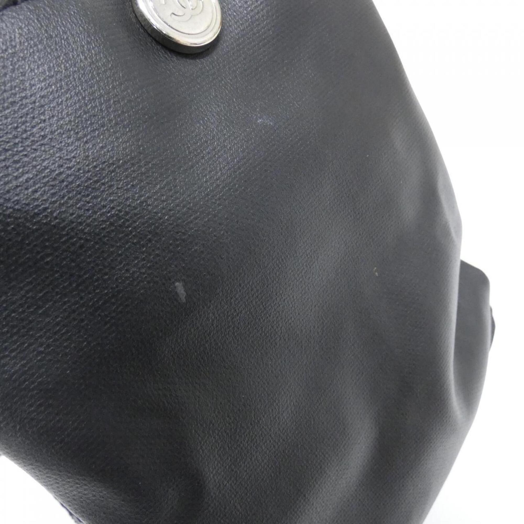 Chanel Black Canvas Handbag Pouch (Pre-Owned)