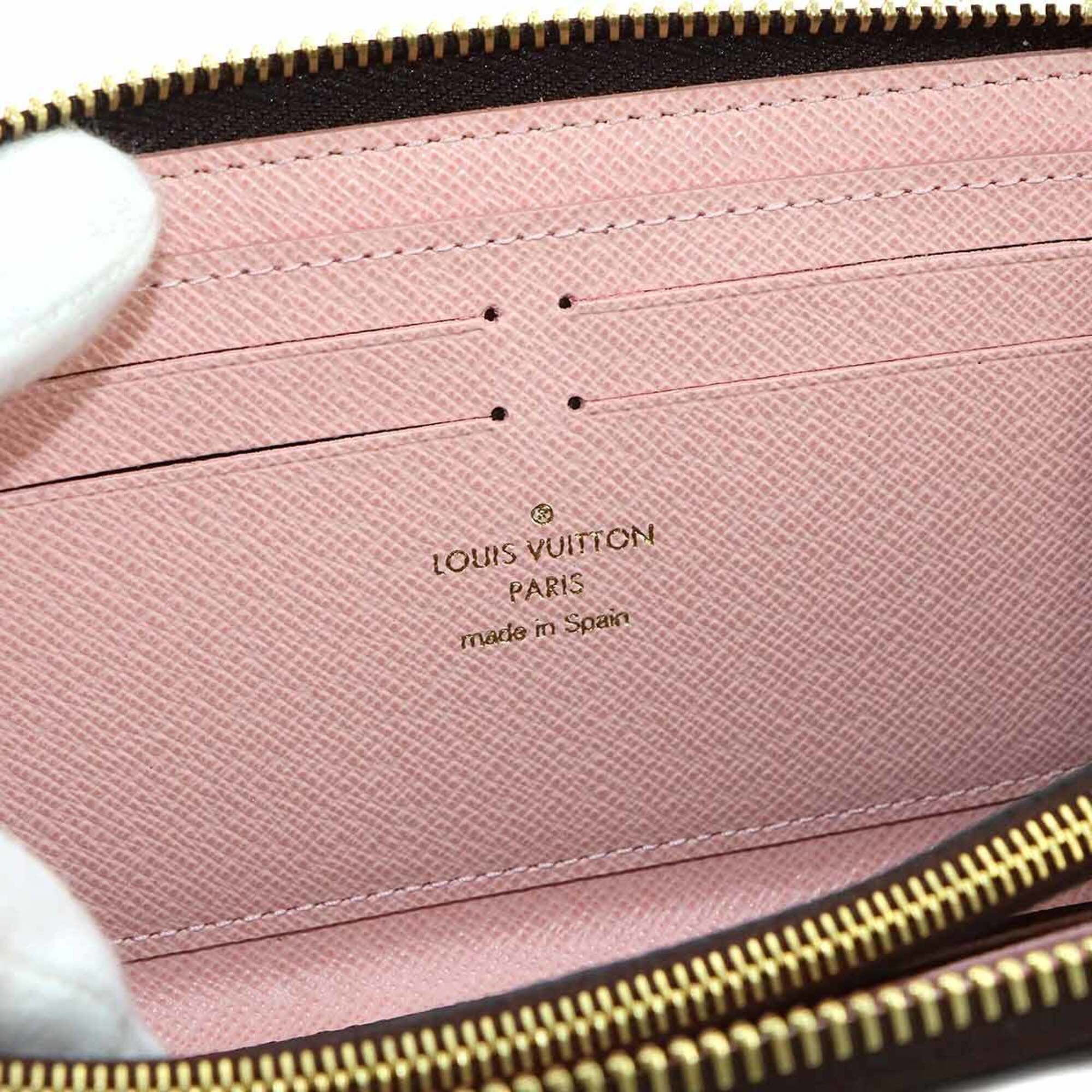 Louis Vuitton Monogram Rose Ballerine Monogram Canvas Long Wallet (Bi-Fold) (Pre-Owned)