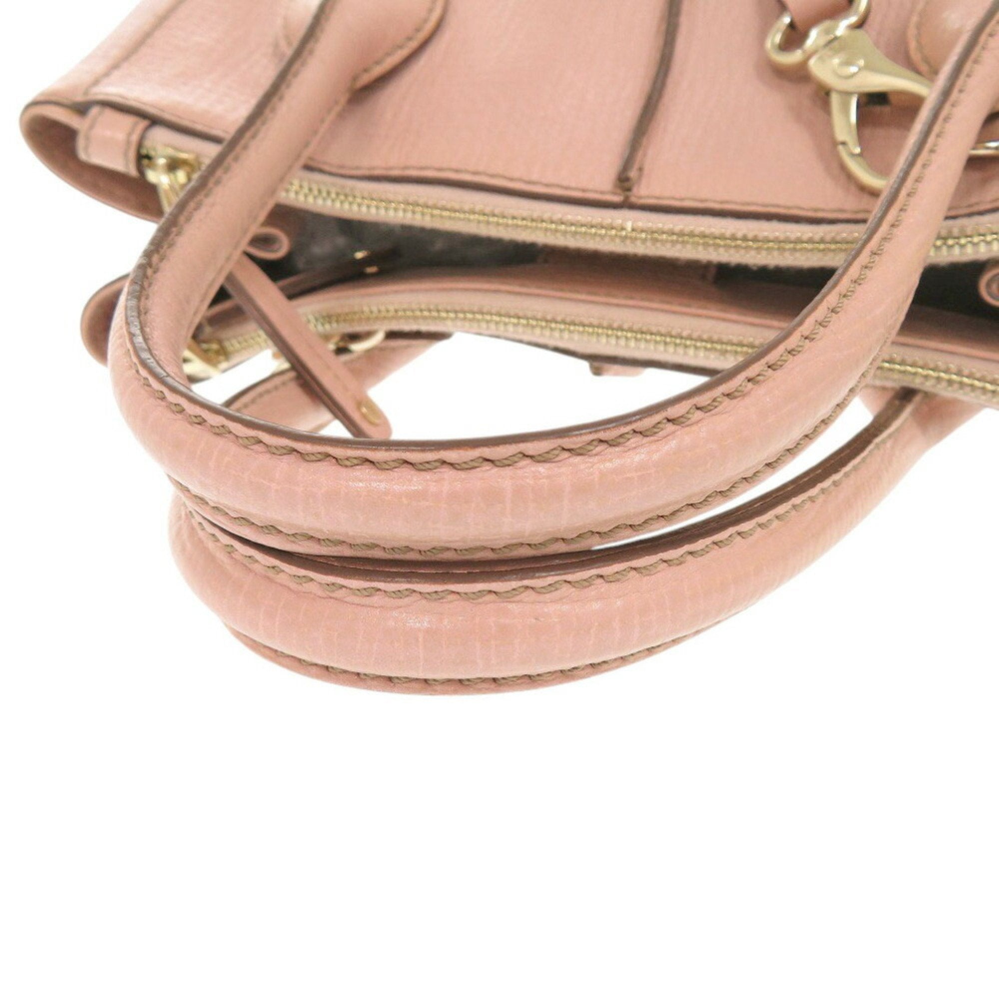 Tod's Pink Leather Handbag (Pre-Owned)