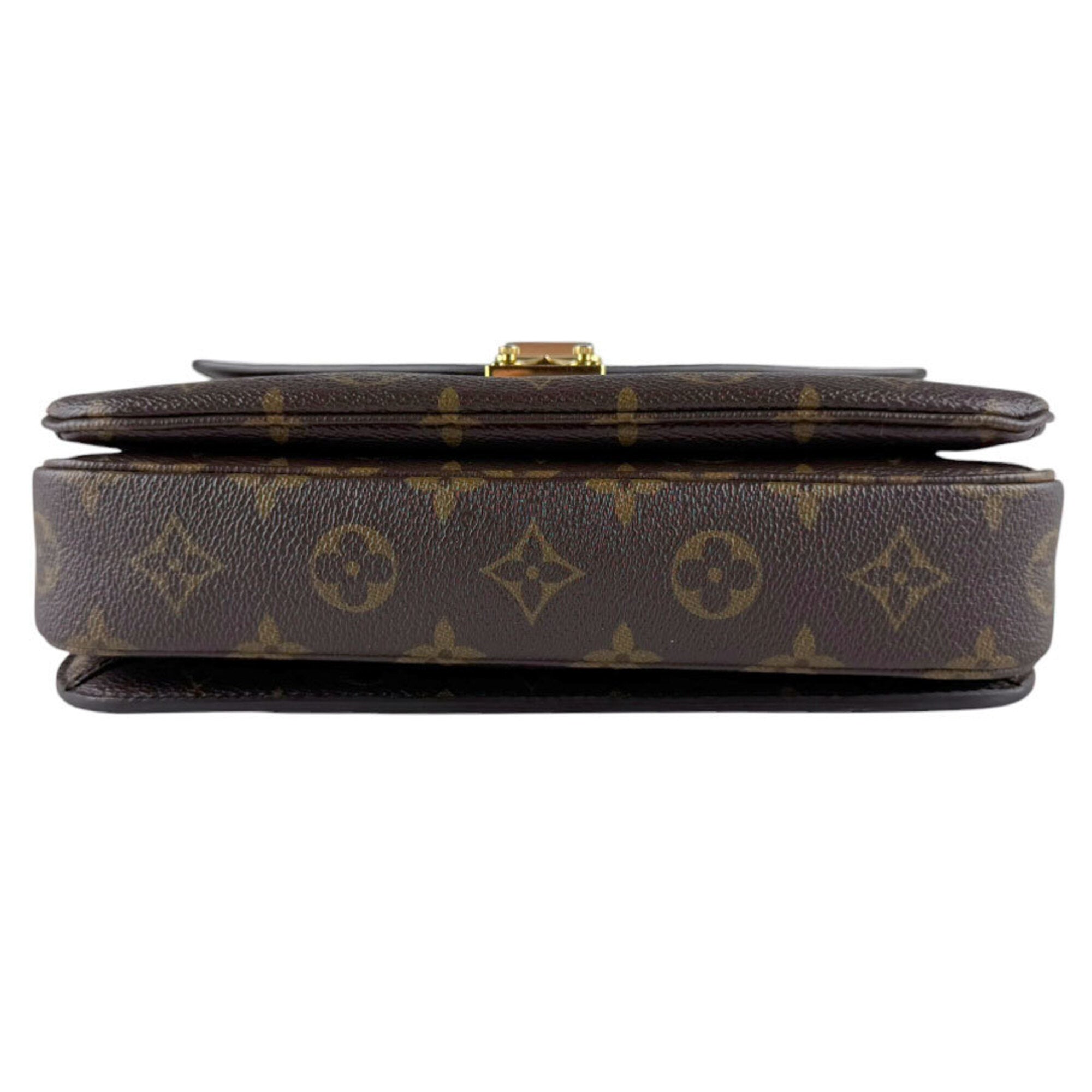 Louis Vuitton Brown Monogram Monogram Pochette Shoulder Bag (Pre-Owned)