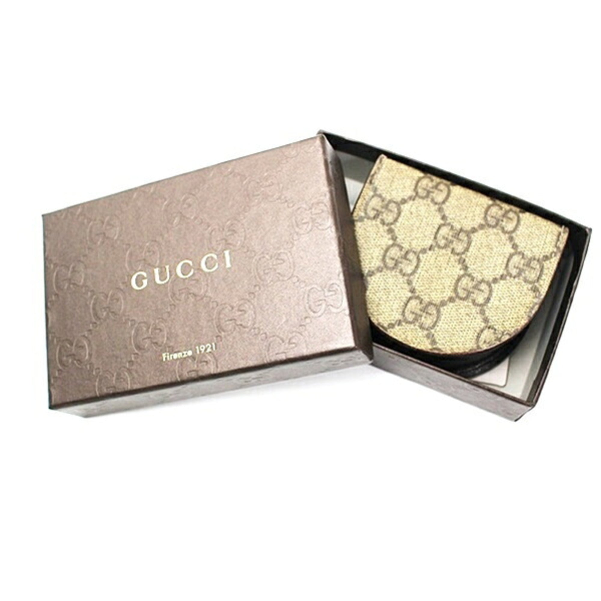 Gucci Beige Brown Gg Pvc (Pre-Owned)