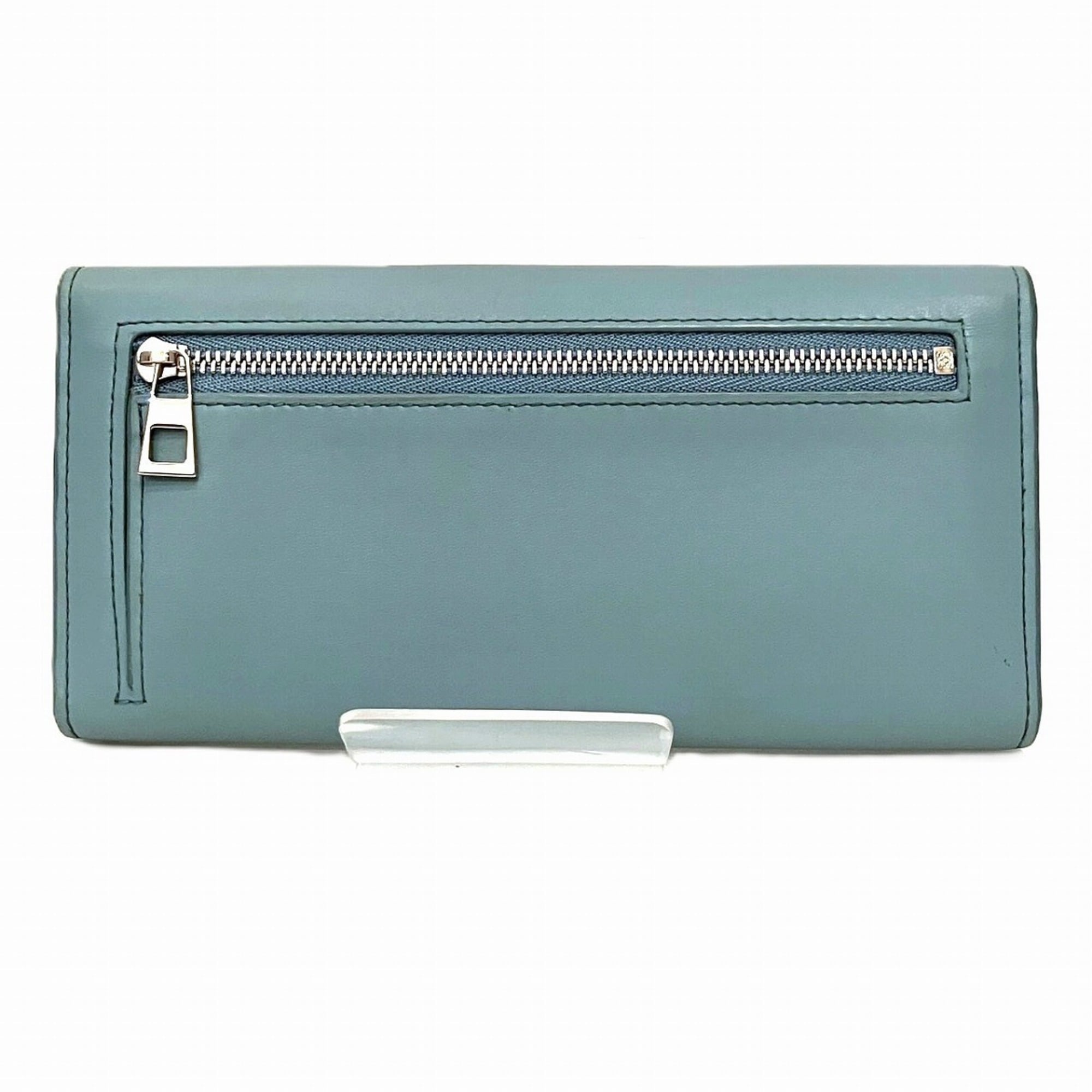 Loewe Blue Leather Coin Purse/Coin Case (Pre-Owned)